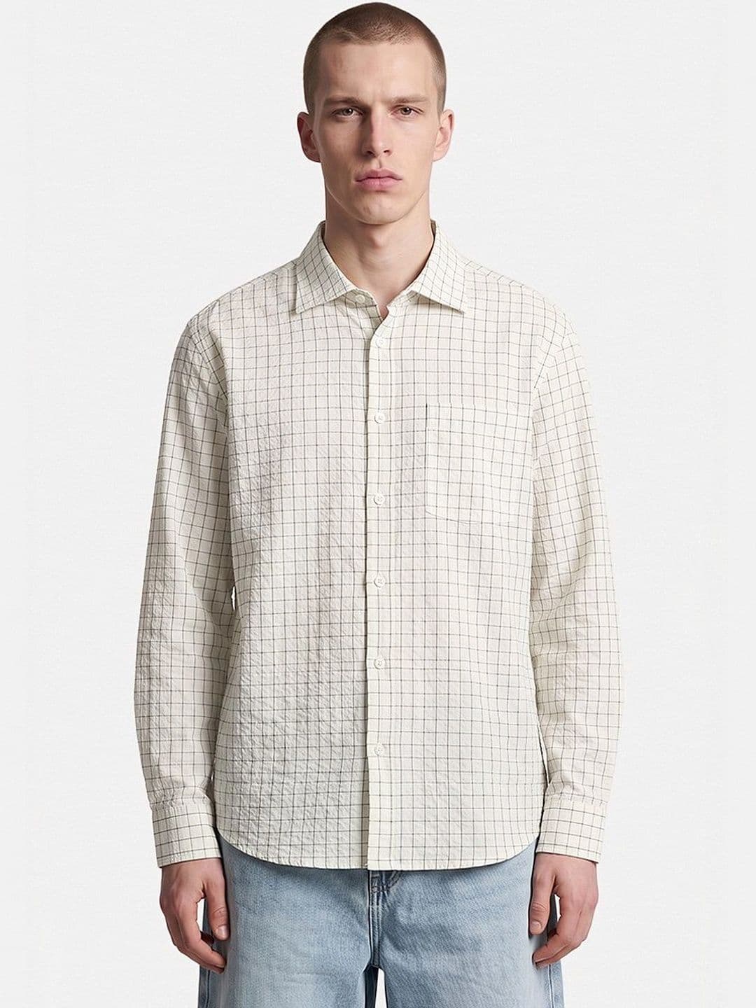 Snitch Men Checked Casual Shirt thumbnail 3