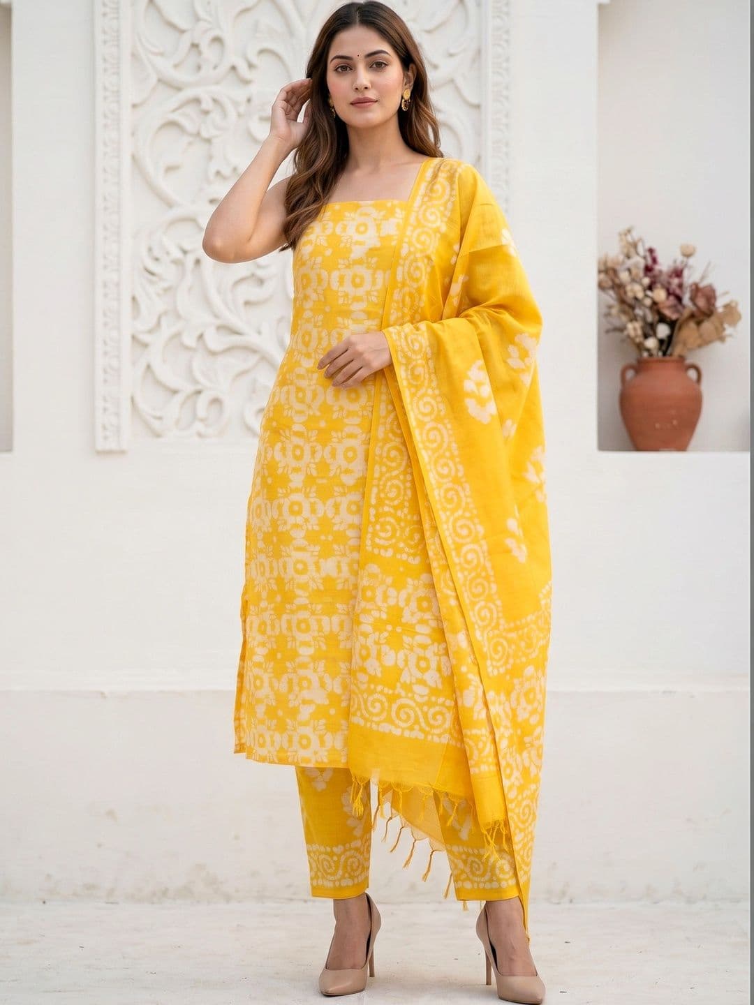 Mollika Printed Unstitched Dress Material - view 1