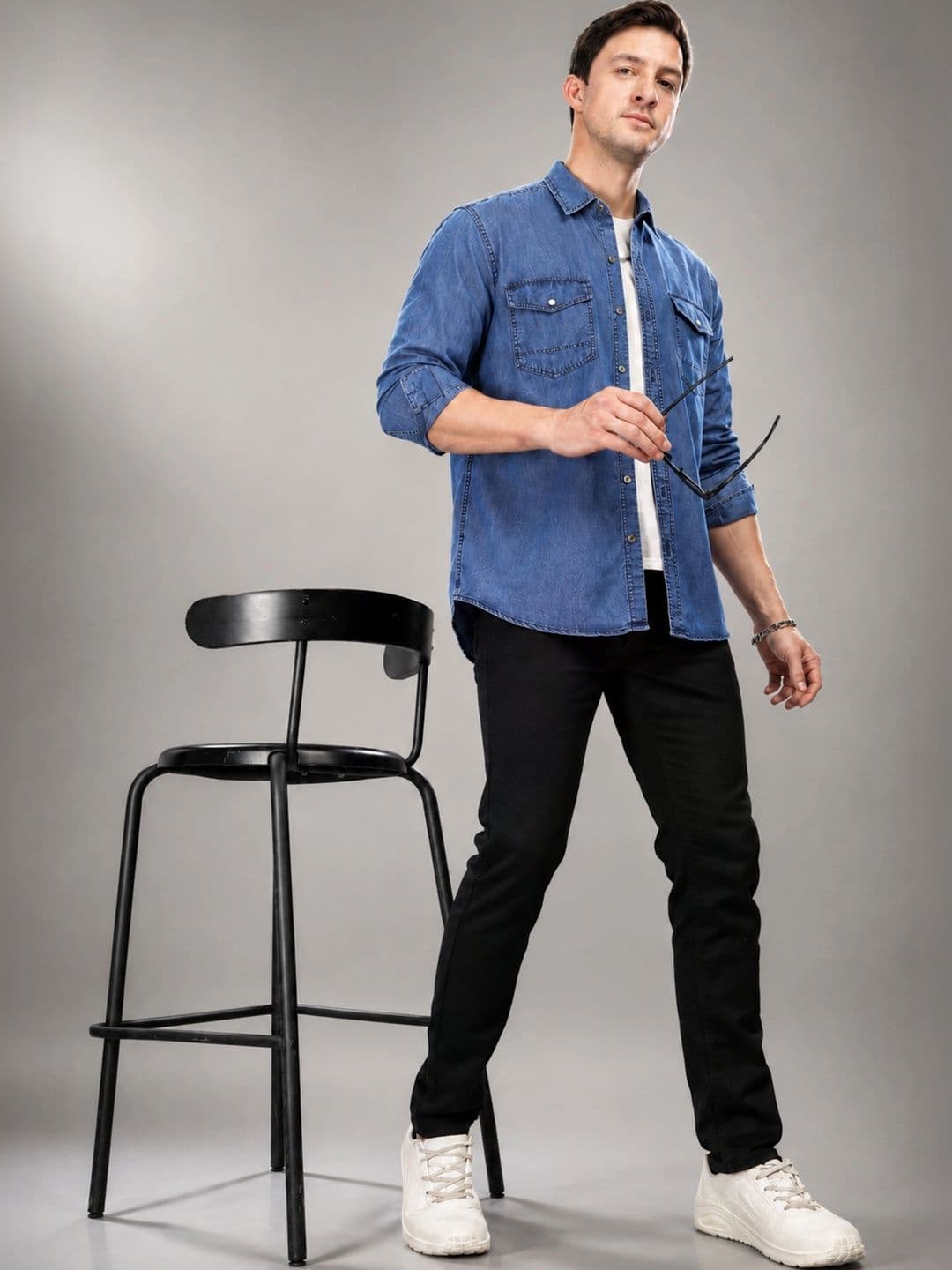 7TH LEGION Men Comfort Sheer Casual Shirt thumbnail 2