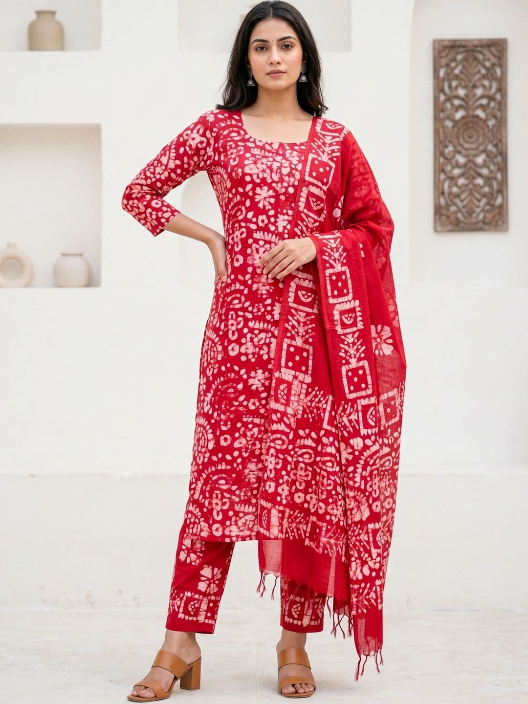 Mollika Printed Unstitched Dress Material - view 1