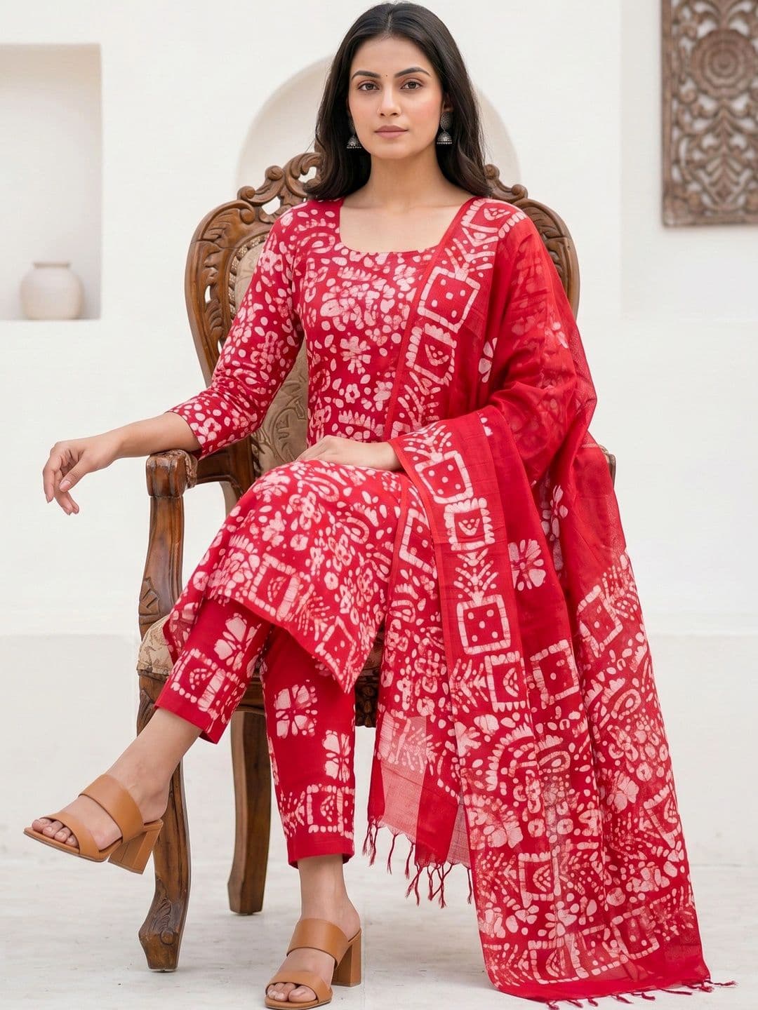 Mollika Printed Unstitched Dress Material thumbnail 2