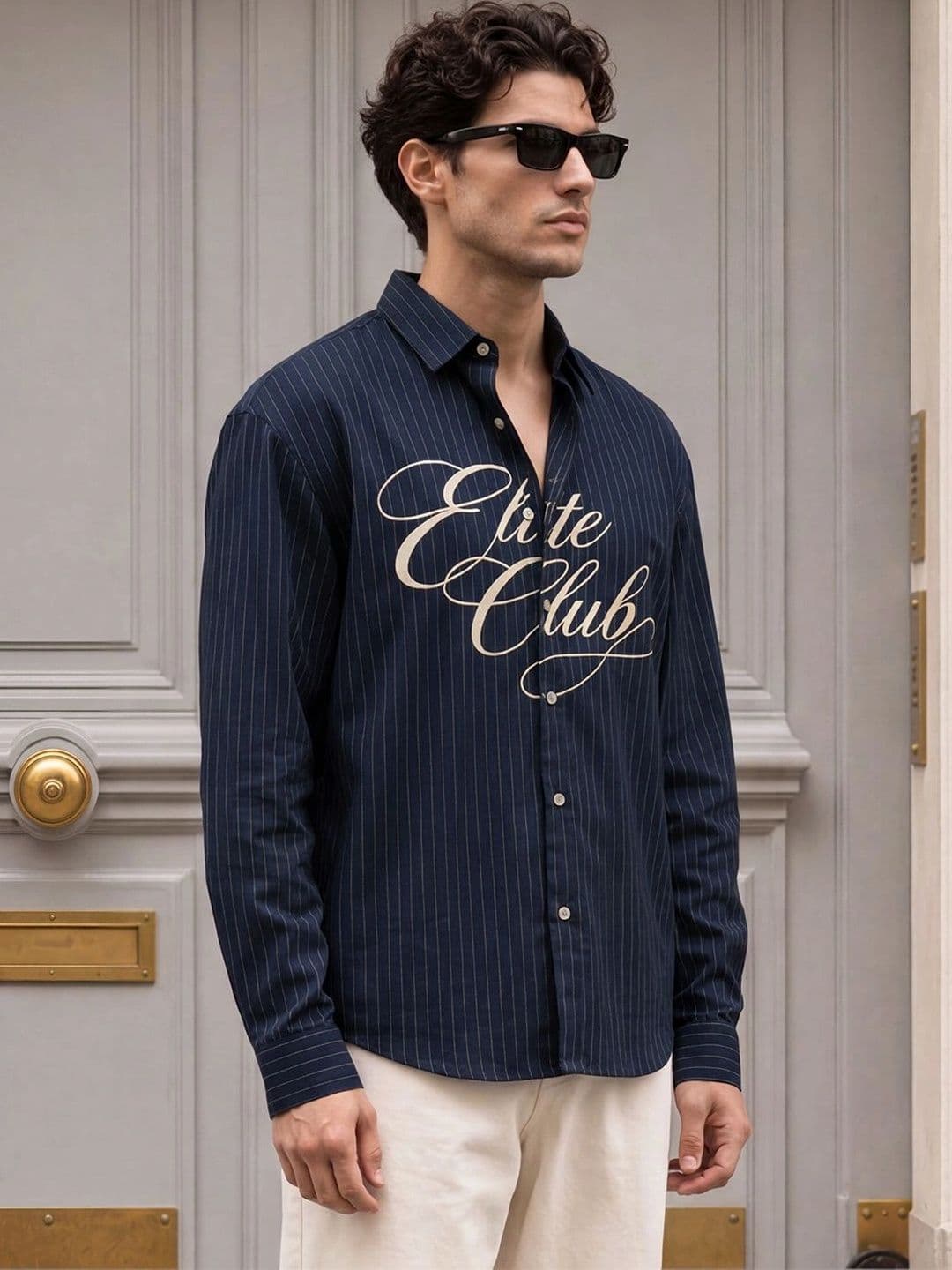 Powerlook Men Striped Casual Shirt thumbnail 4