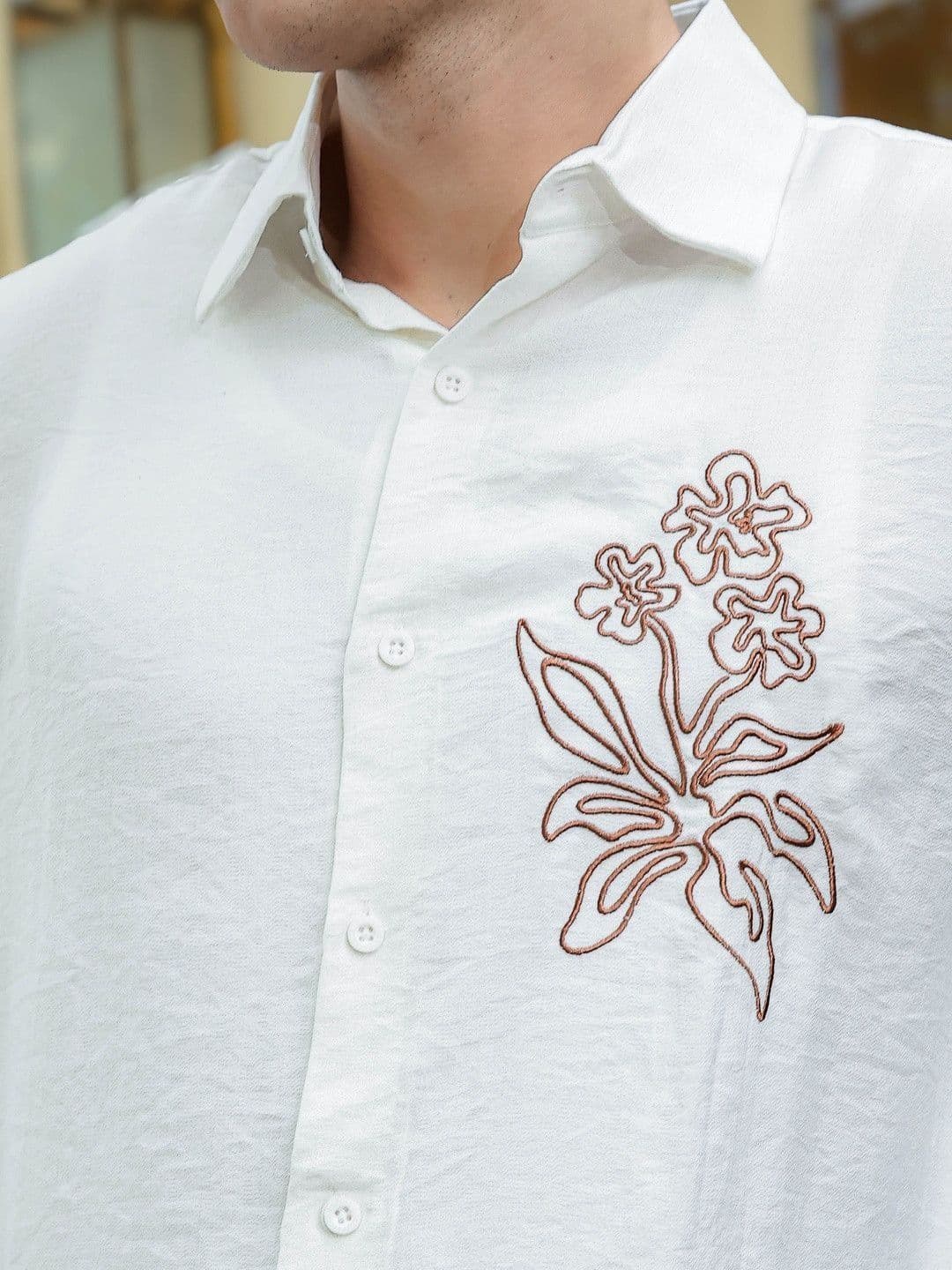 Eszett Men Floral Printed Casual Shirt thumbnail 6