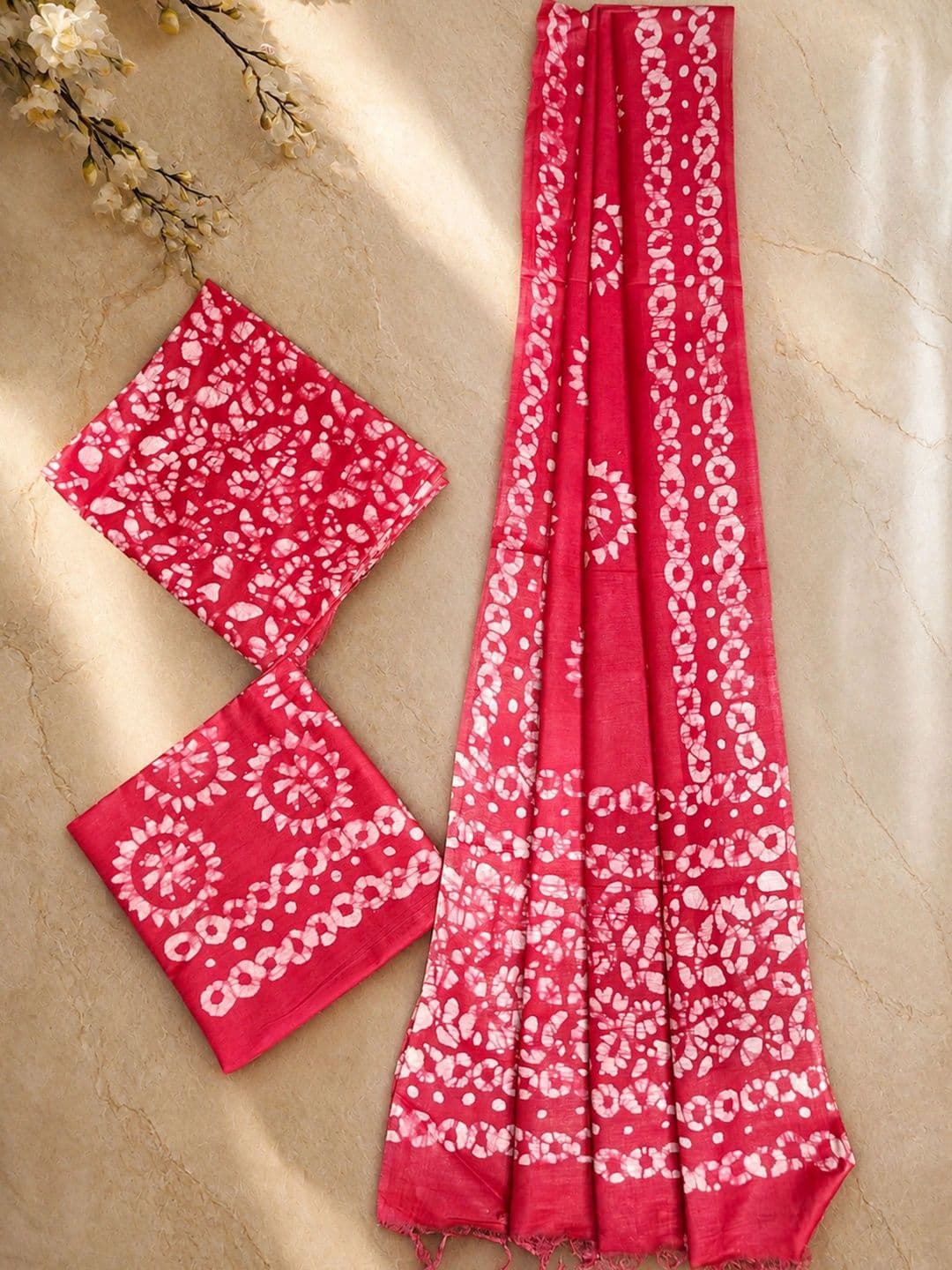 Mollika Printed Unstitched Dress Material thumbnail 4