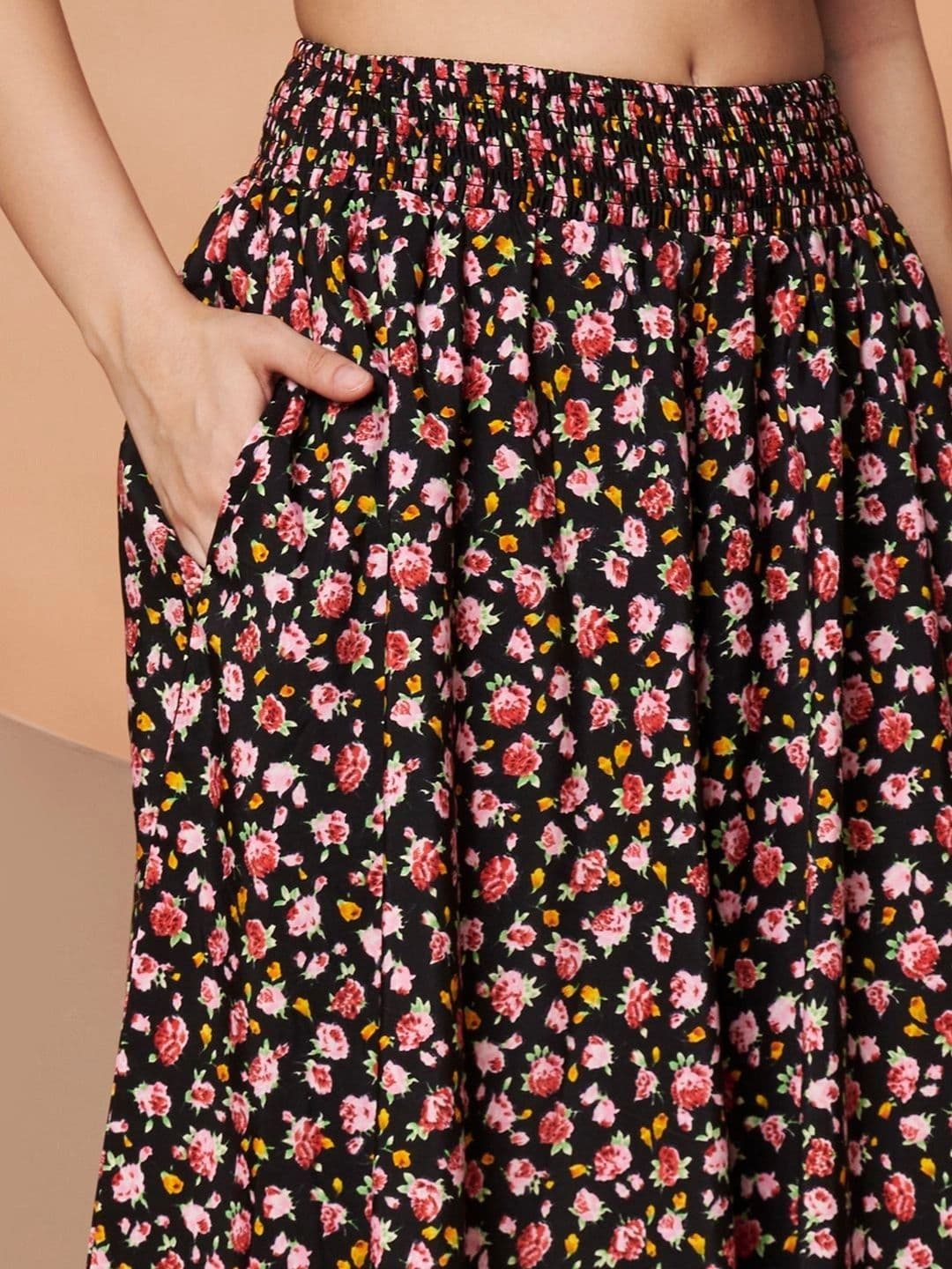 CORSICA Women Floral Printed Palazzos thumbnail 5