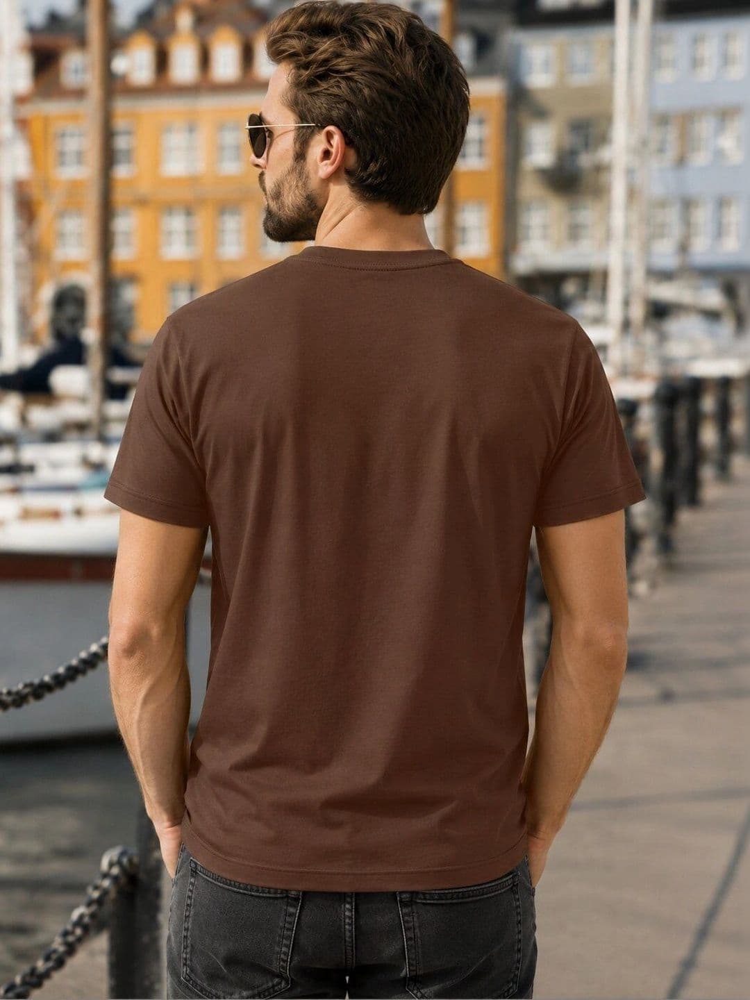 MODALEN Men Graphic Printed Round Neck T-Shirt thumbnail 4