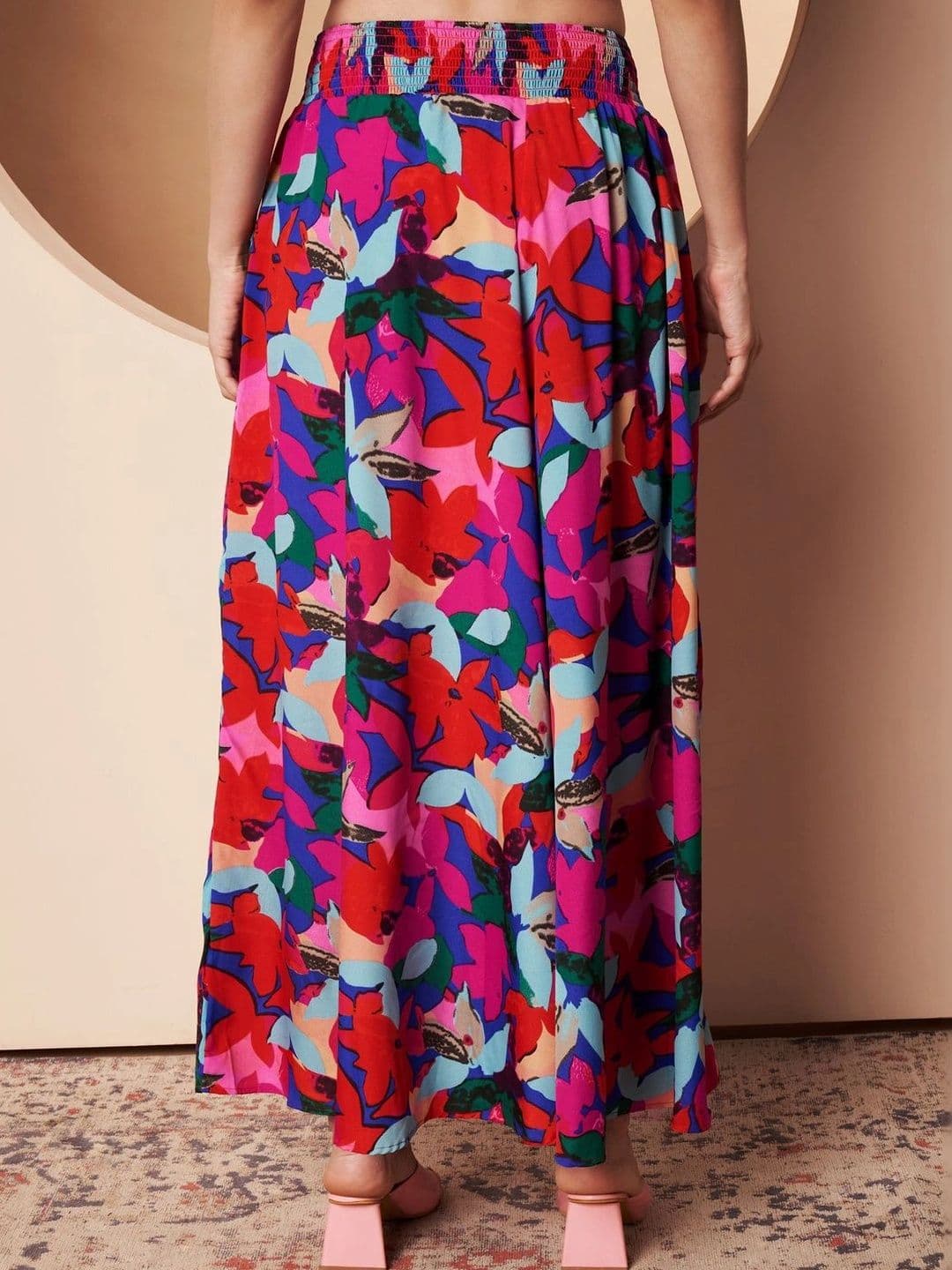 CORSICA Women Floral Printed Ethnic Palazzos thumbnail 4