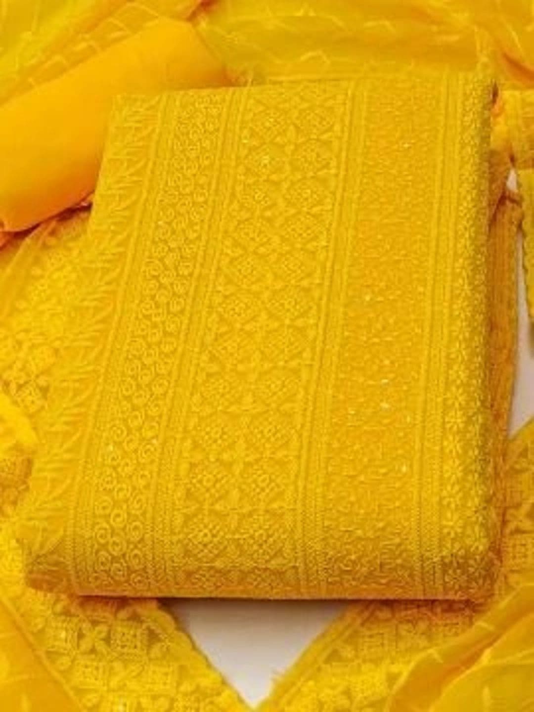 CLEMIRA Embroidered Unstitched Dress Material thumbnail 2