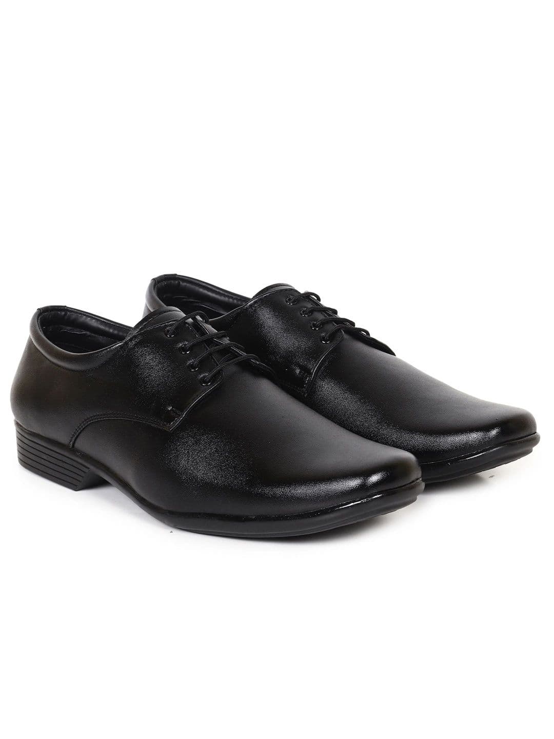 HikBi Men Leather Pointed Toe Lace-Ups Formal Derbys thumbnail 3