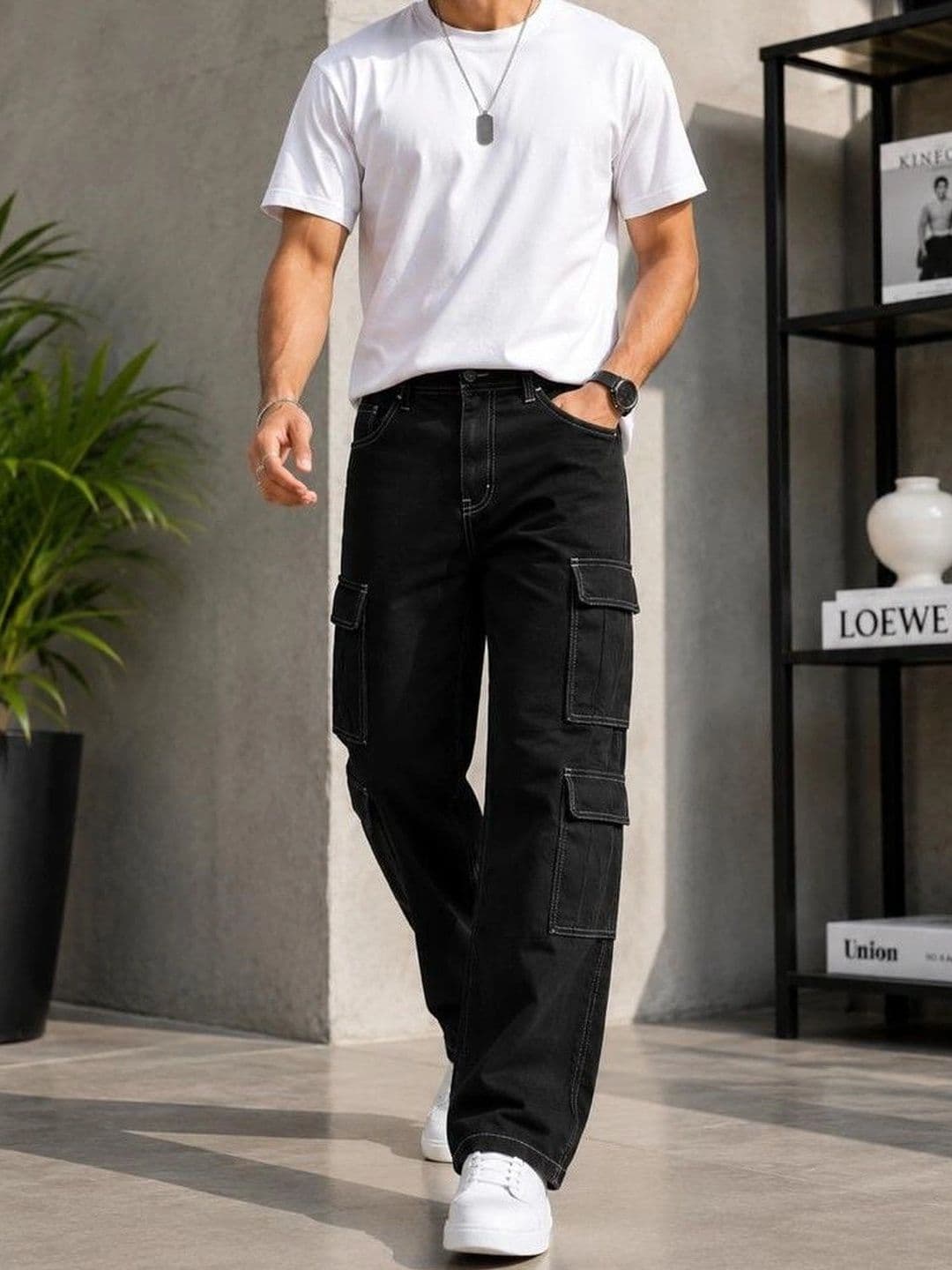 MAKPAK Men Jean Relaxed Fit Mid-Rise Jeans thumbnail 6