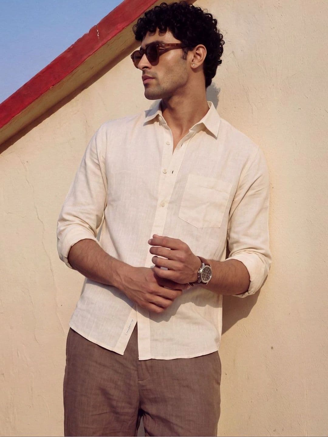 Urban Scissors Men Comfort Striped Casual Shirt thumbnail 5