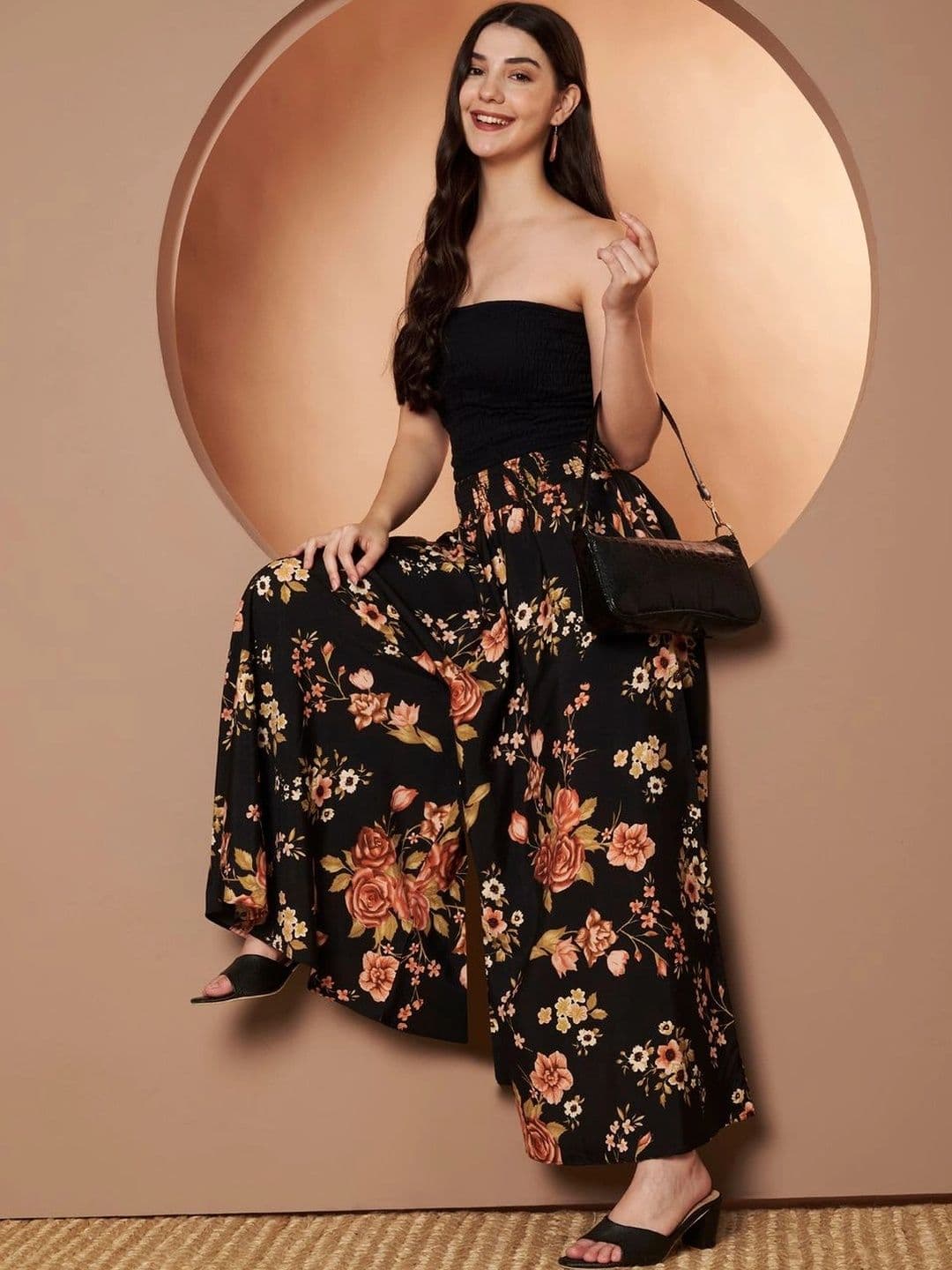 CORSICA Women Floral Printed Ethnic Palazzos thumbnail 6