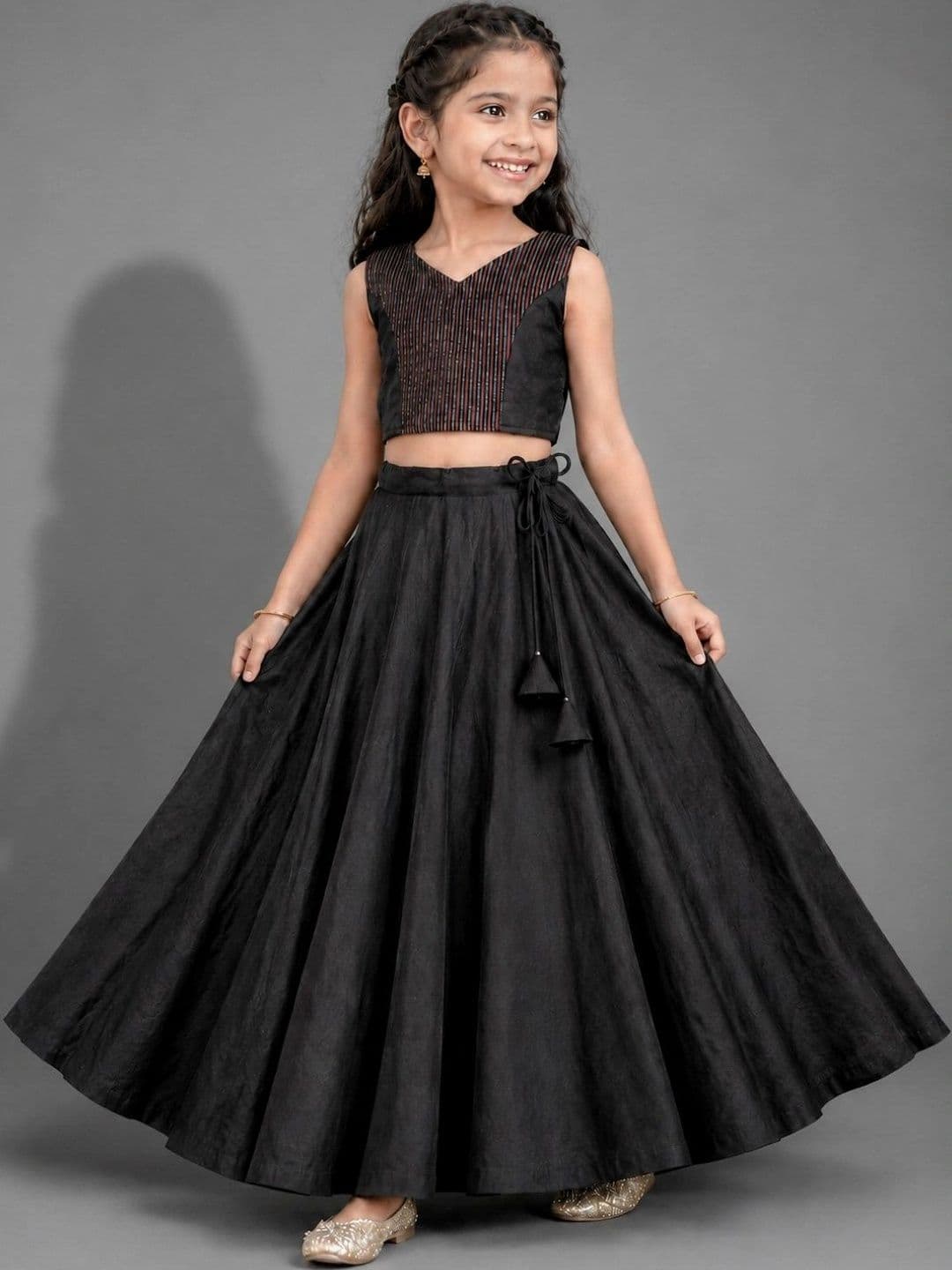 Anneca Girls Embellished Sequinned Lehenga - view 1