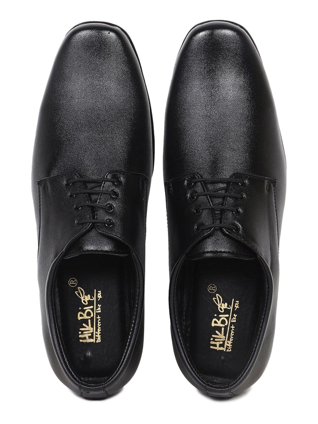 HikBi Men Leather Pointed Toe Lace-Ups Formal Derbys thumbnail 4