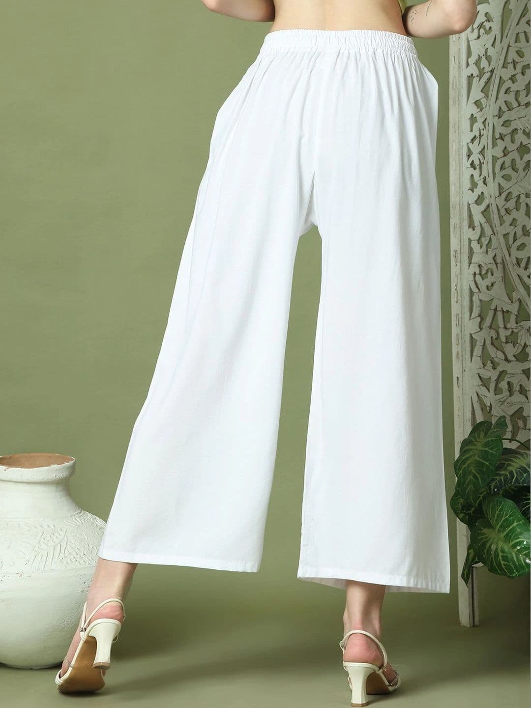KALINI Women 2 Cropped Ethnic Palazzos thumbnail 6