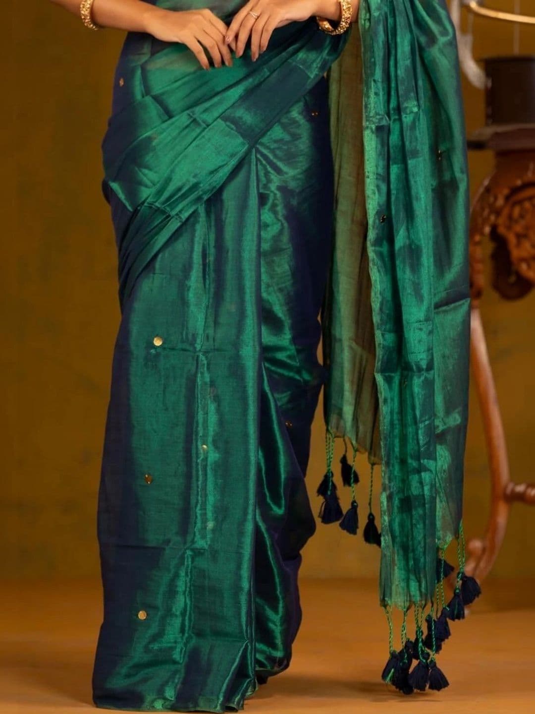 MRITTIKA LOOMS Pure Cotton Saree thumbnail 2