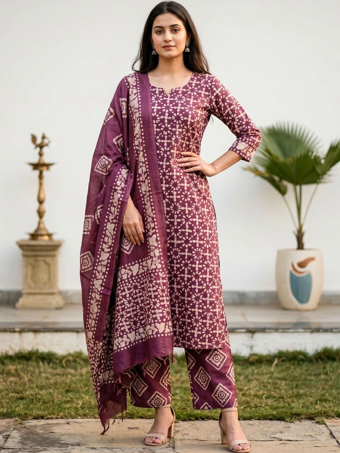 Mollika Printed Unstitched Dress Material - view 1