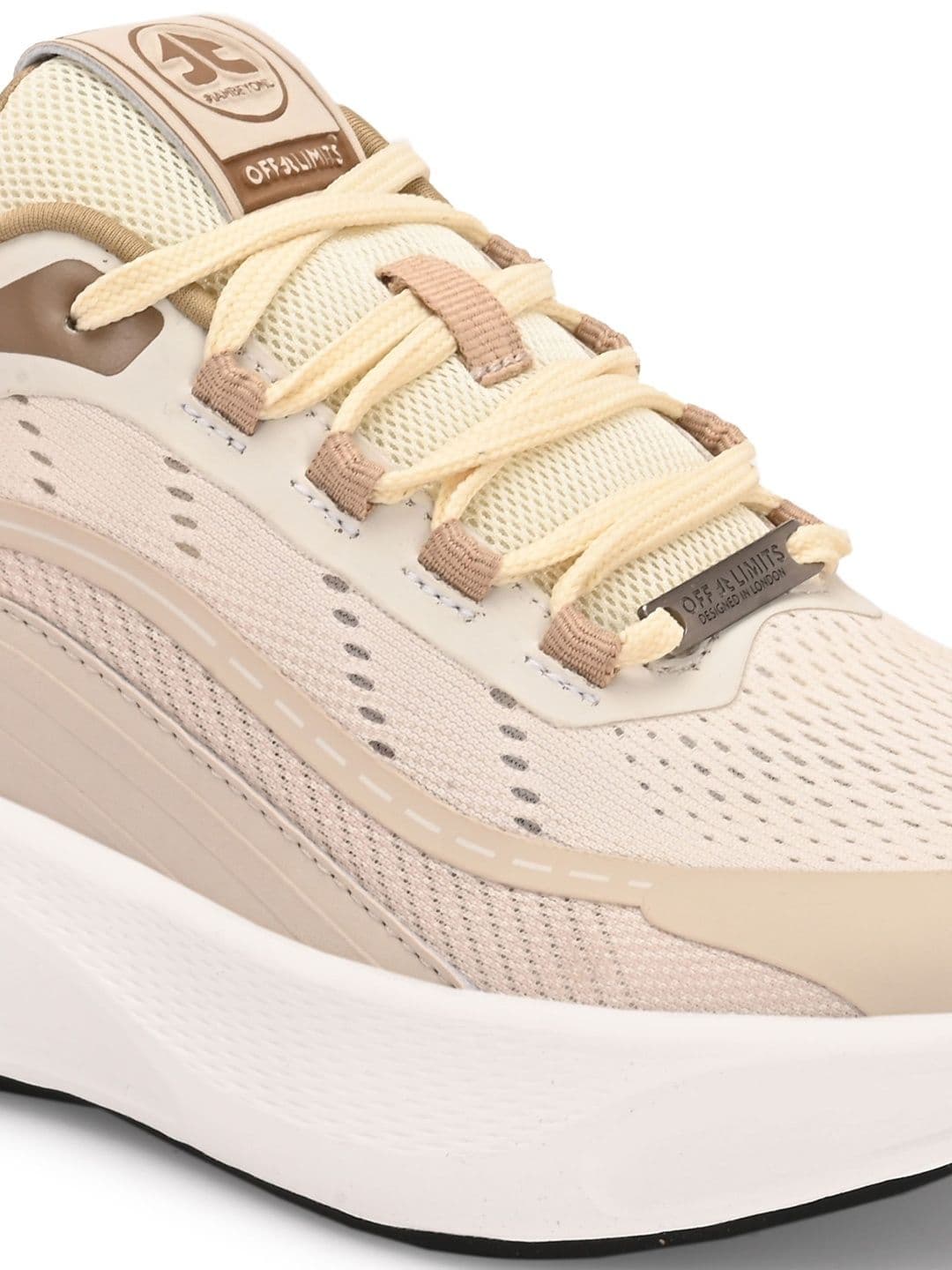 OFF LIMITS Apex Beige Mesh Running Shoes thumbnail 2
