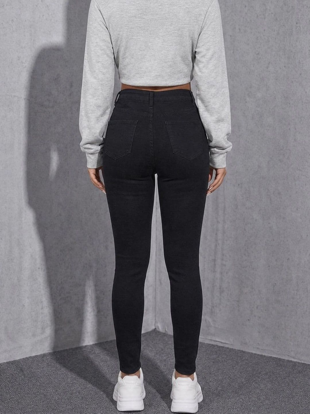 The Roadster Lifestyle Co Women No Fade Clean Look Skinny Fit Jeans thumbnail 3