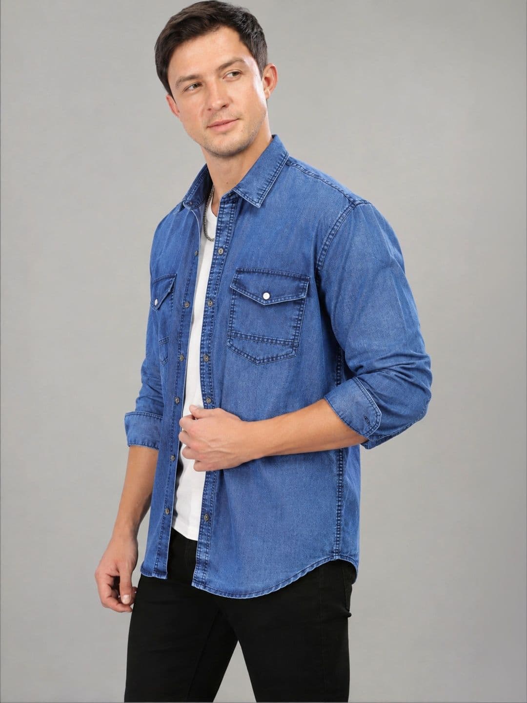 7TH LEGION Men Comfort Sheer Casual Shirt thumbnail 6