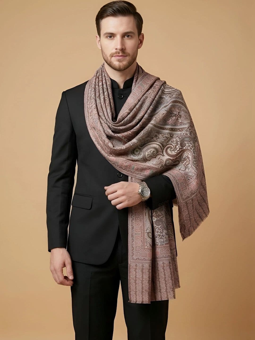 MUFFLY Men Printed Stole - view 1
