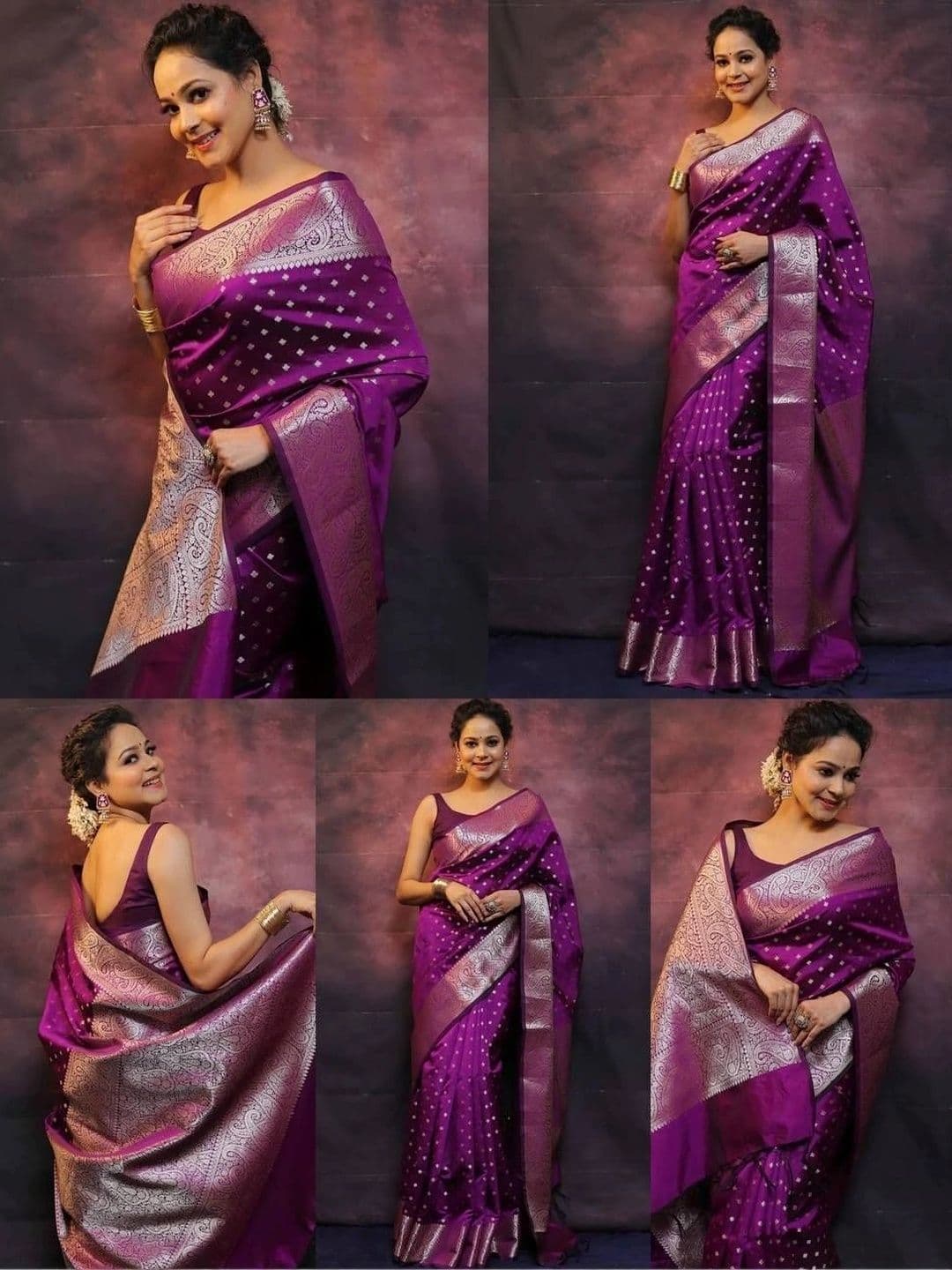 THE AQUARIUS Woven Design Zari Art Silk Banarasi Saree thumbnail 7