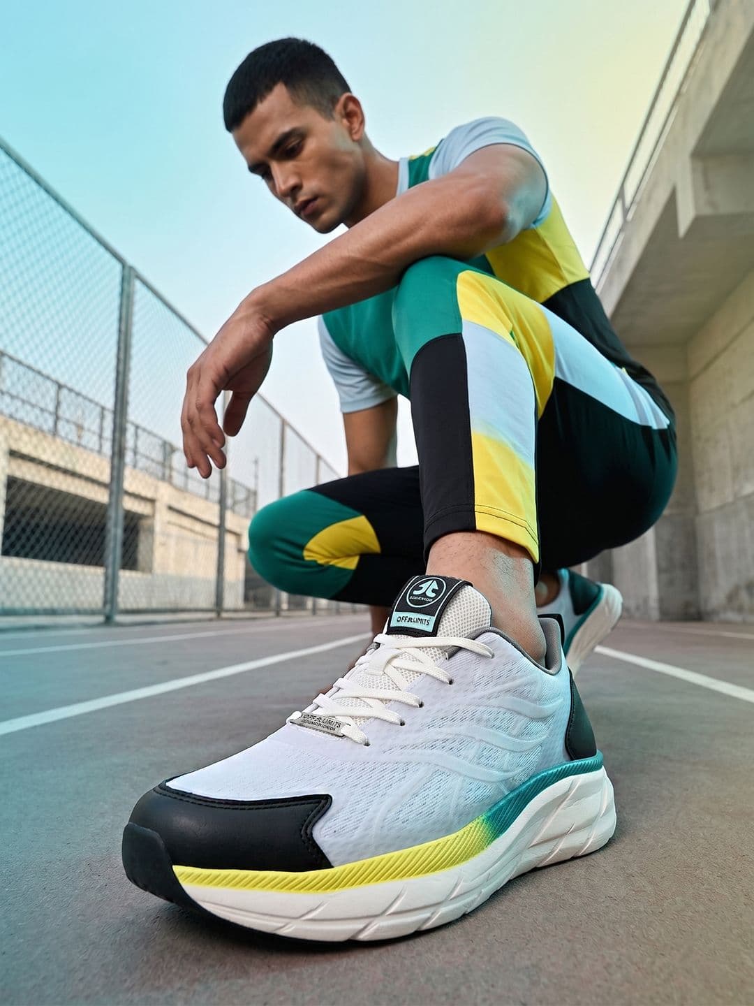 OFF LIMITS Men Mesh Running Non-Marking Sports Shoes thumbnail 6