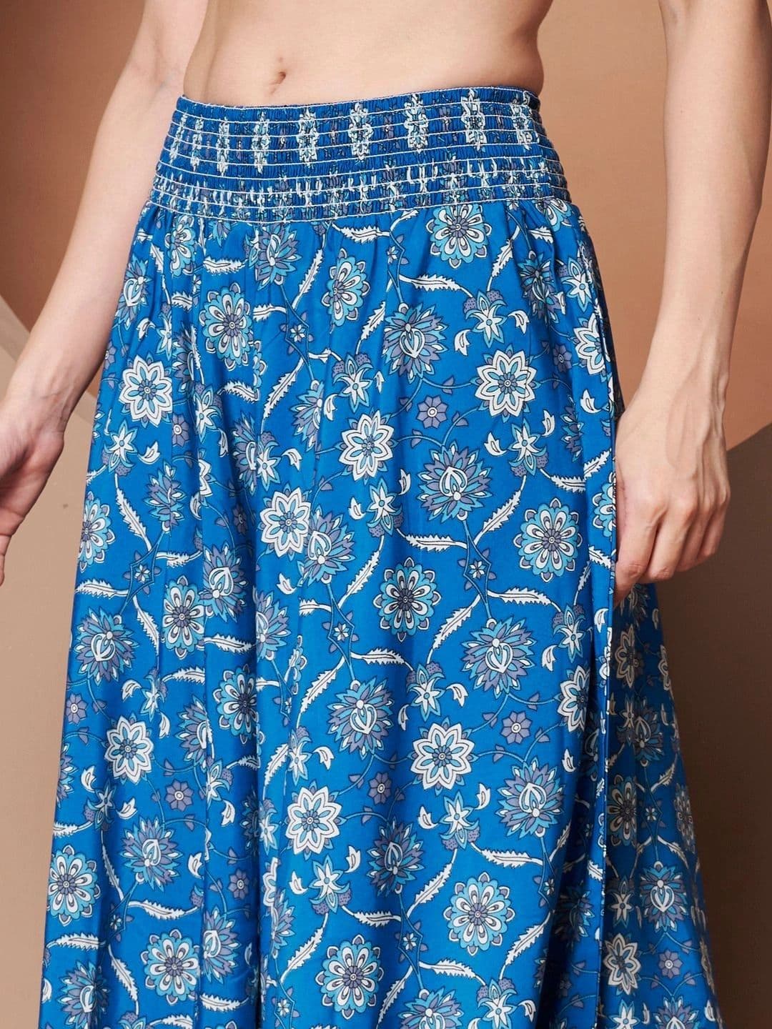 CORSICA Women Floral Printed Ethnic Palazzos thumbnail 2