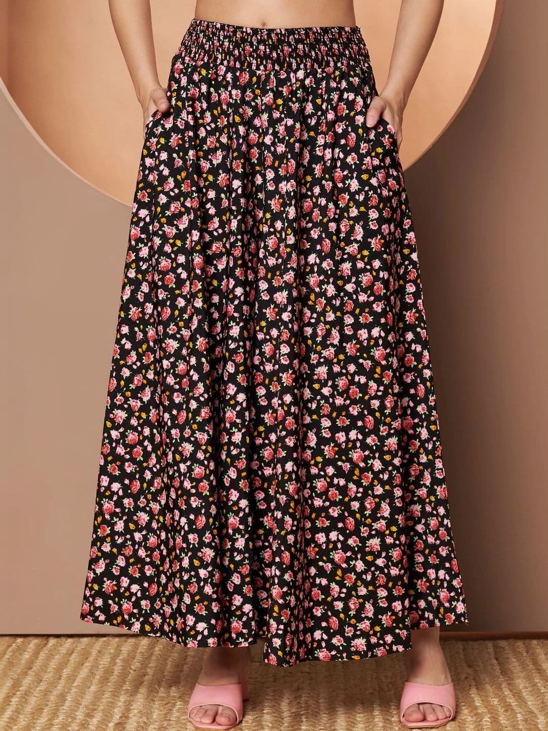 CORSICA Women Floral Printed Palazzos thumbnail 5