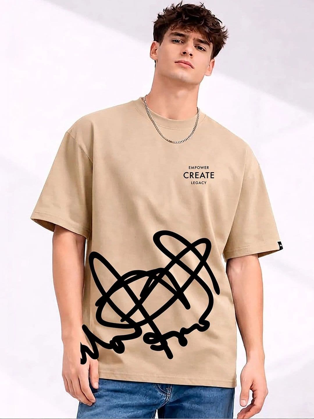 Mast & Harbour Men Typography Printed T-shirt - view 1