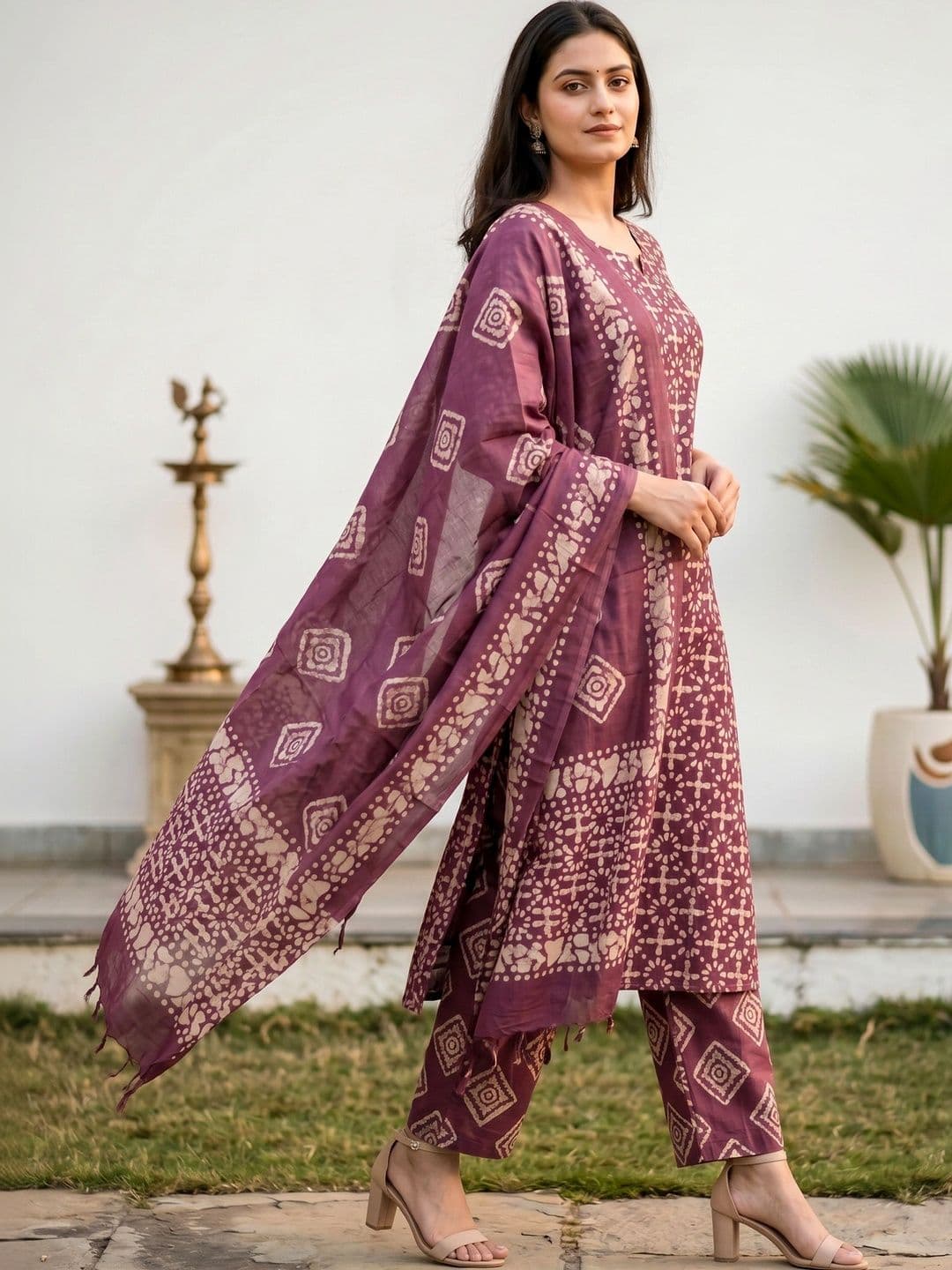 Mollika Printed Unstitched Dress Material thumbnail 3