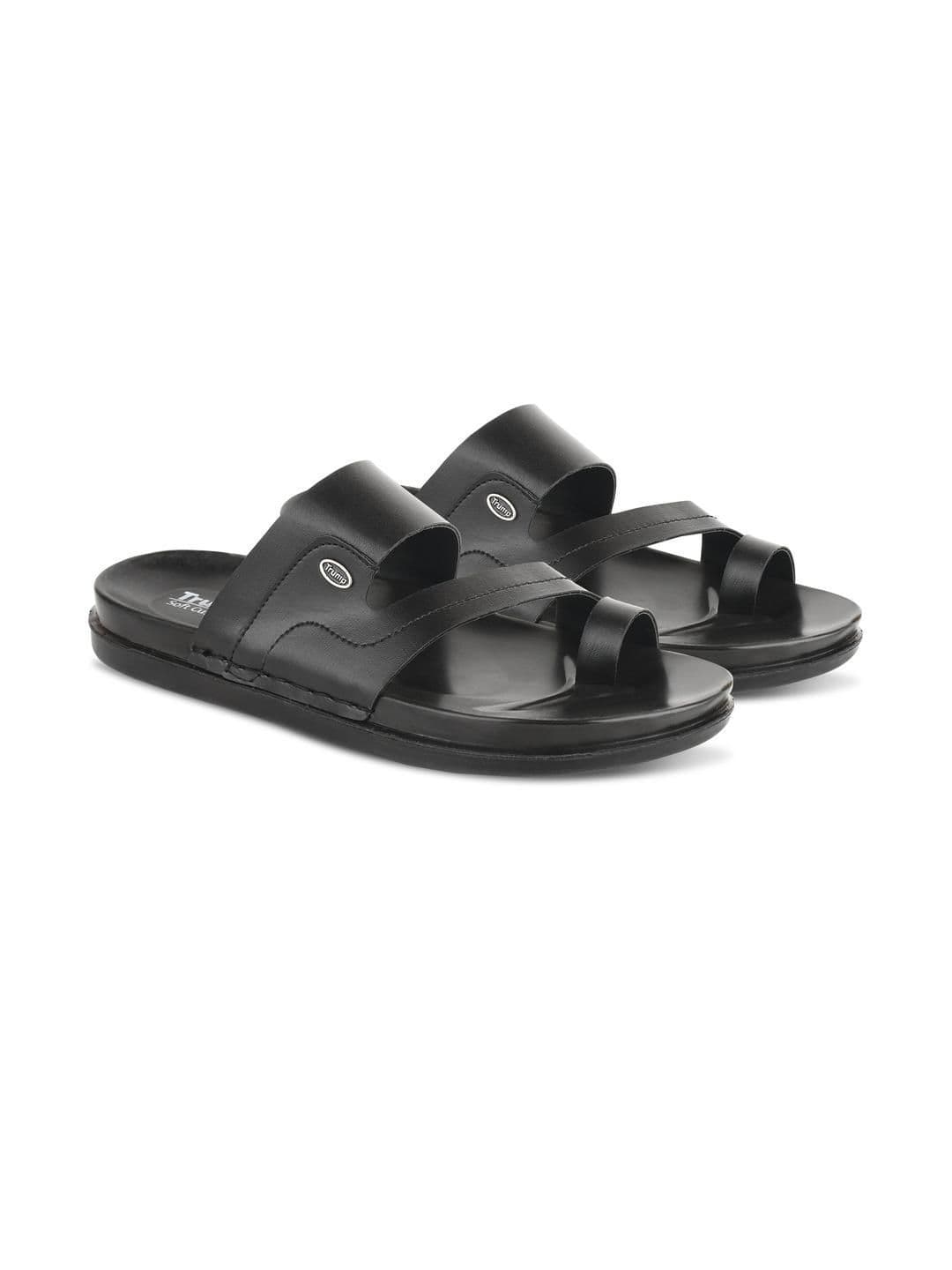 Trump Men Black Flip Flops thumbnail 2
