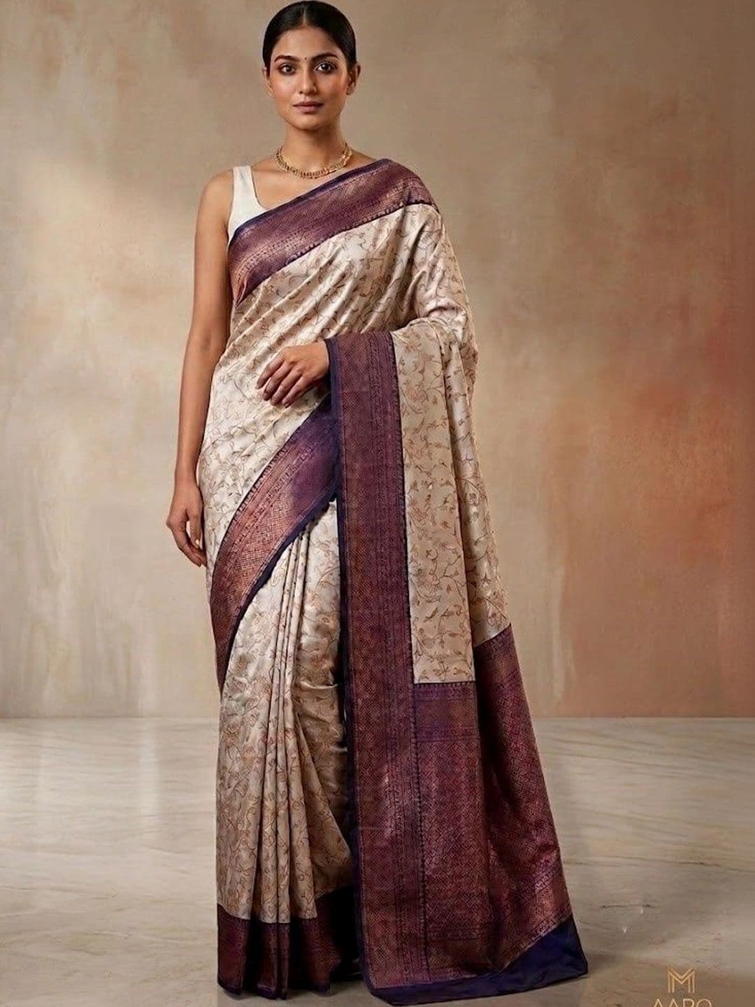 YASHASVI FASHION Woven Design Zari Art Silk Banarasi Saree - view 1