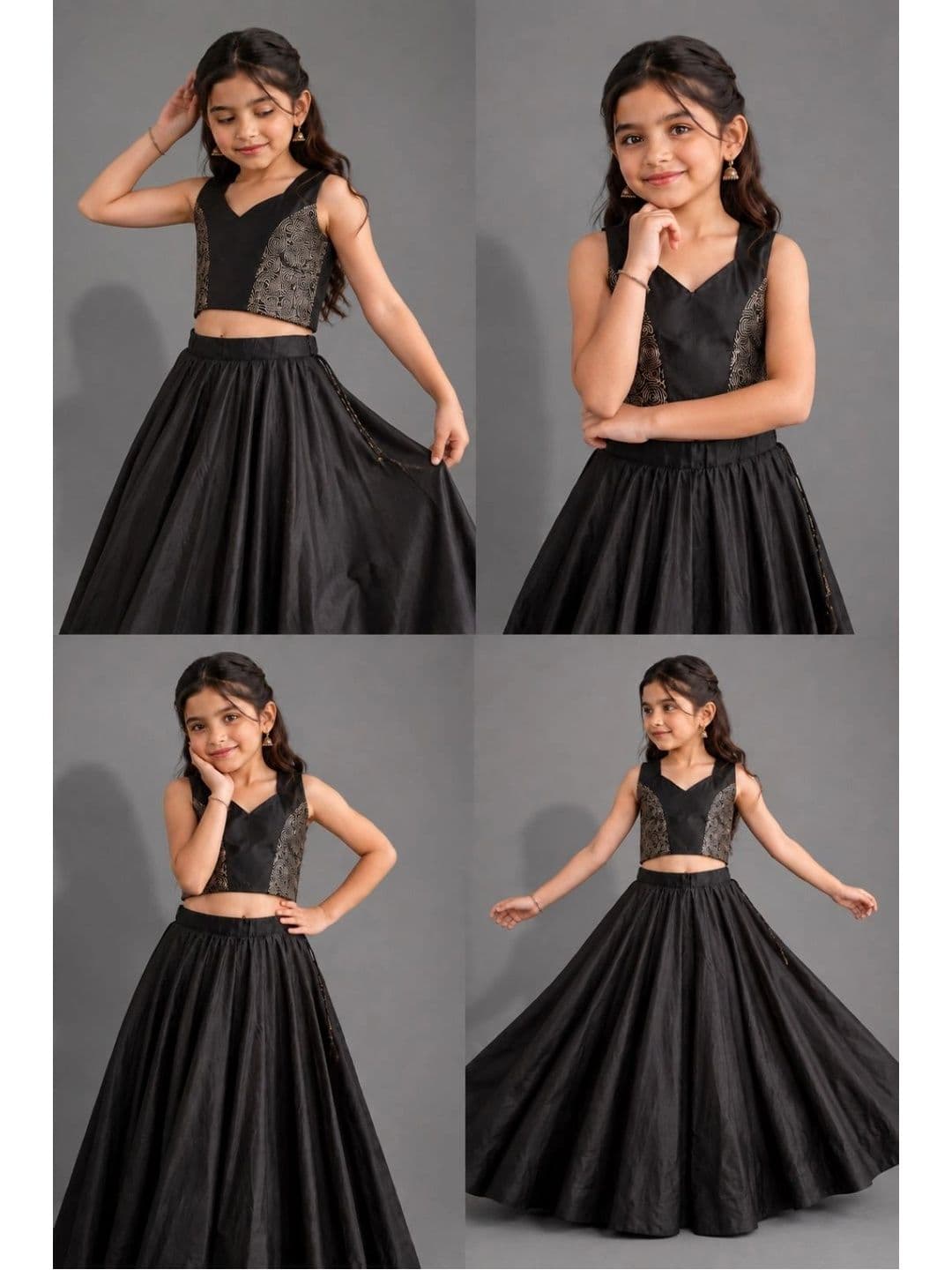 Anneca Girls Ready to Wear Lehenga & thumbnail 4