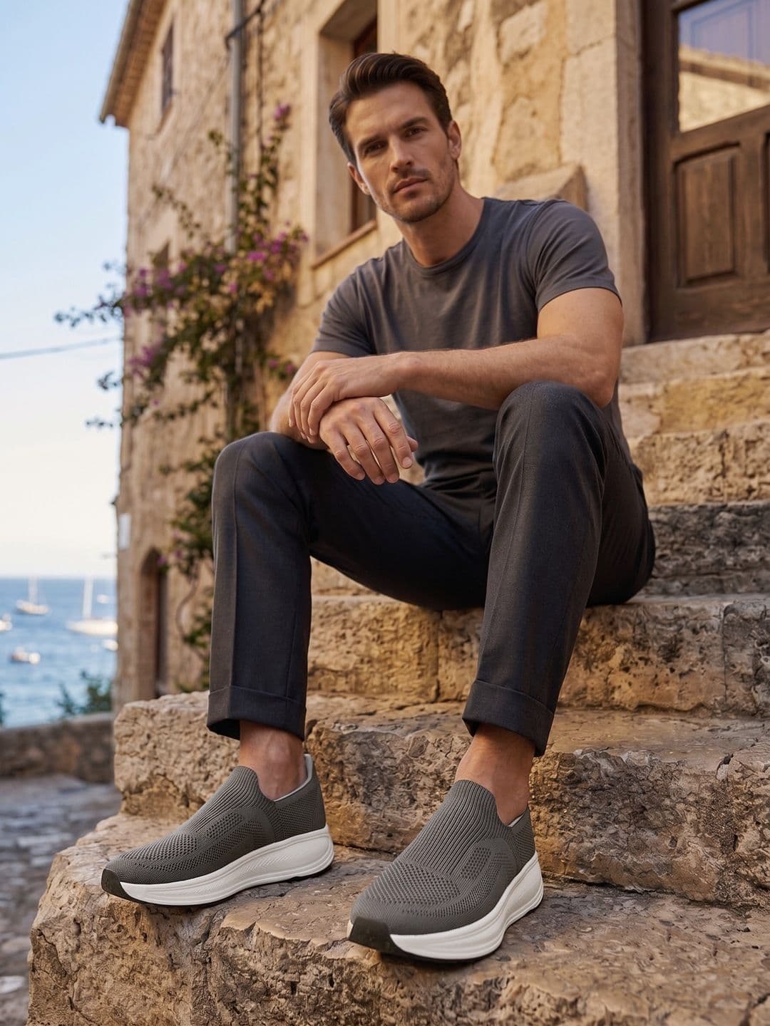 OFF LIMITS Men Mesh Walking Non-Marking Shoes thumbnail 6