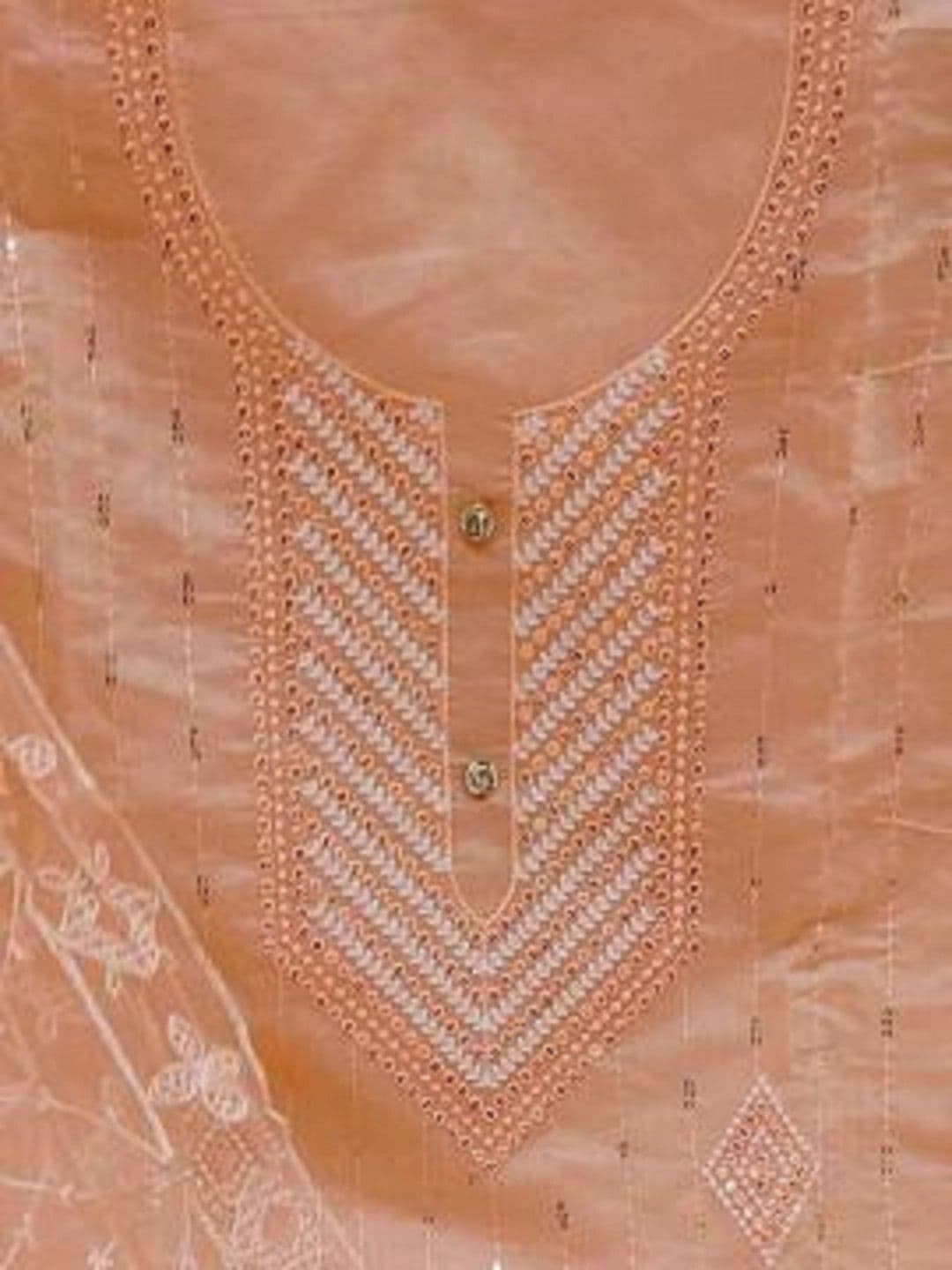 CLEMIRA Embroidered Pure Cotton Unstitched Dress Material thumbnail 3
