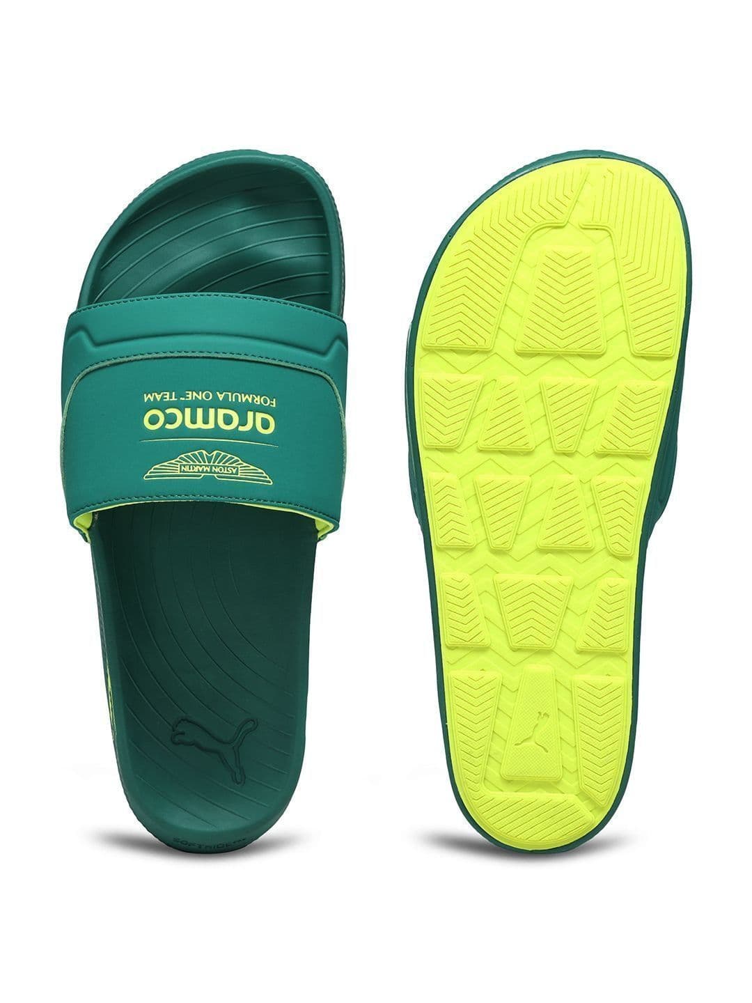 Puma Aston Martin F1 SoftridePro Leadpuff Men's Slides thumbnail 7