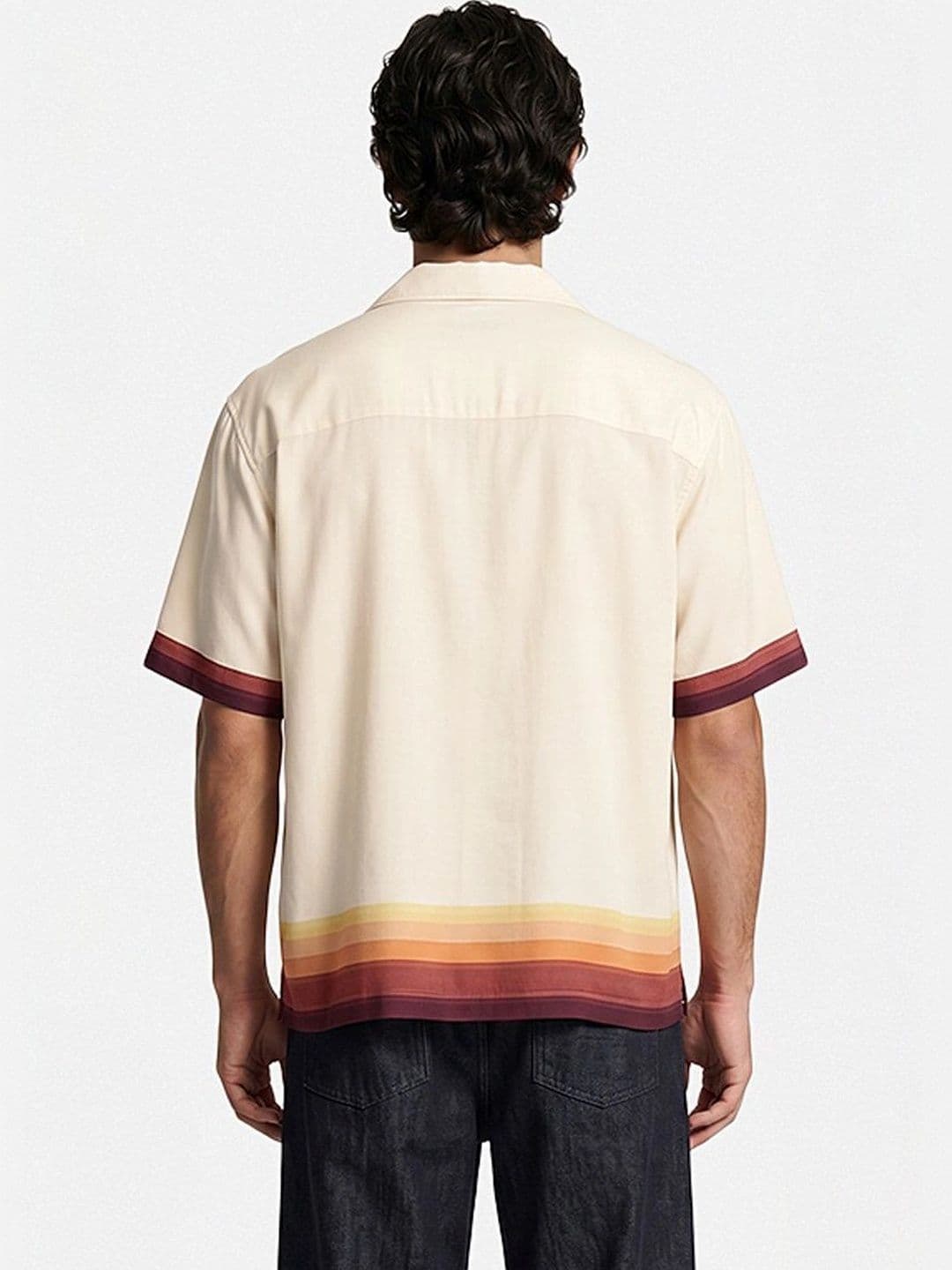 Snitch Men Multi Striped Casual Shirt thumbnail 5