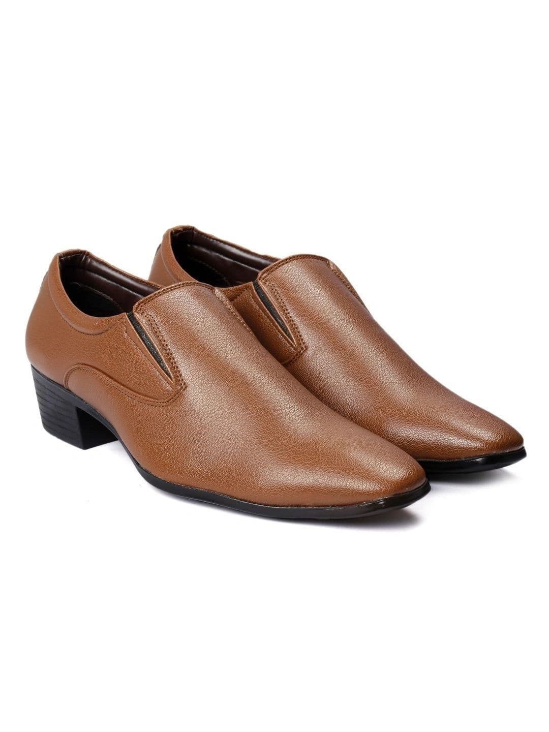 Bxxy Men Textured Formal Elevator Slip On Shoes thumbnail 3