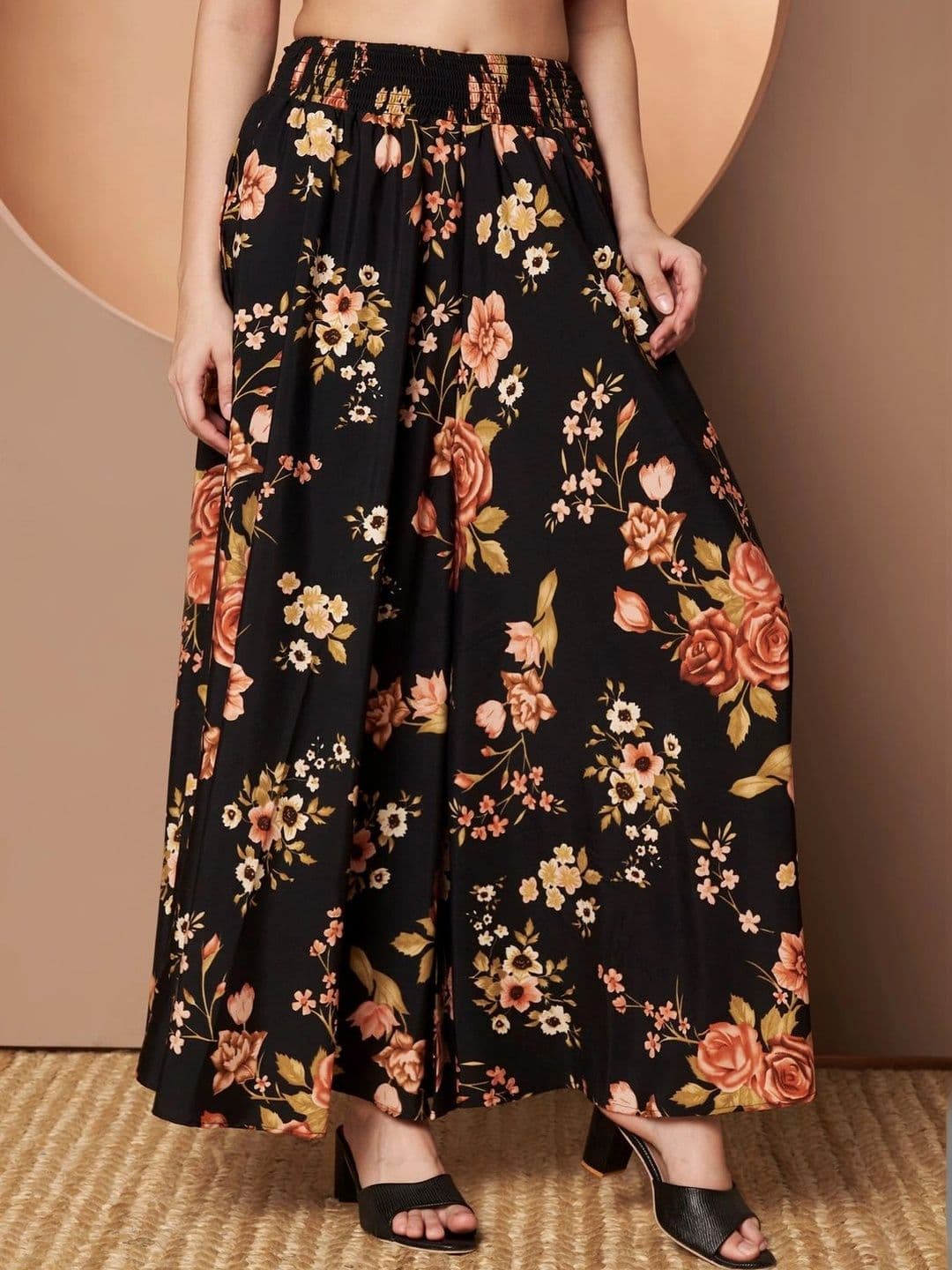 CORSICA Women Floral Printed Ethnic Palazzos - view 1