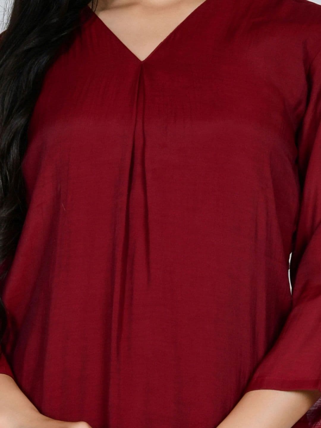 YOJINI Women Regular Kurta with Trousers & With Dupatta thumbnail 4