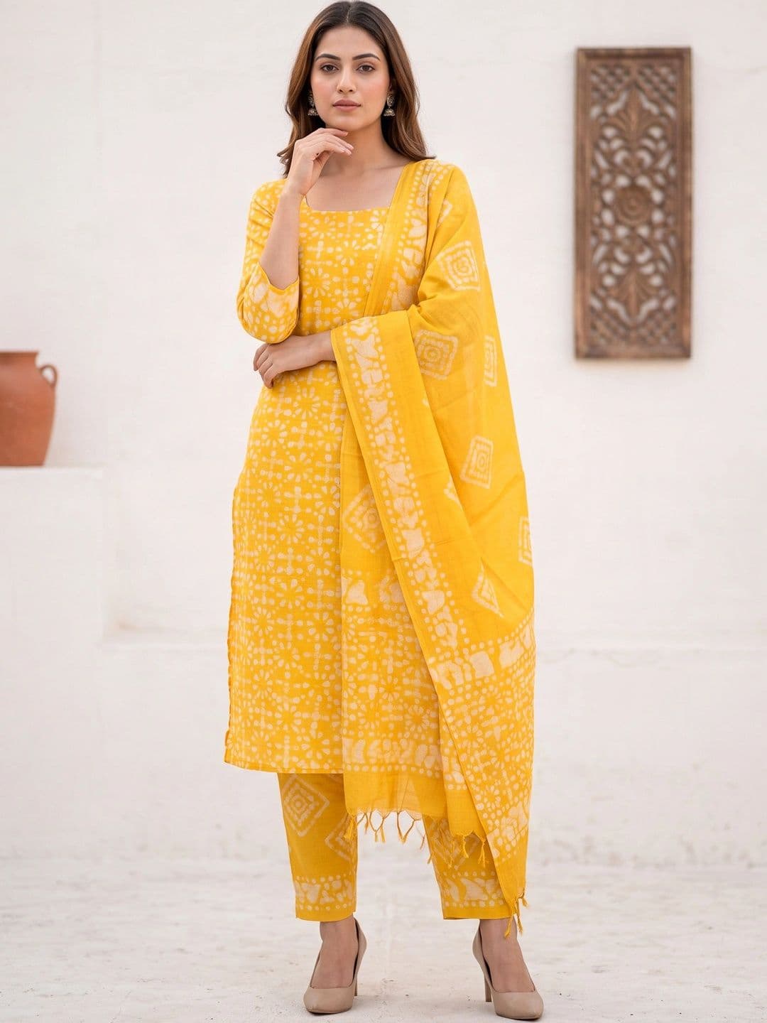 Mollika Printed Unstitched Dress Material - view 1