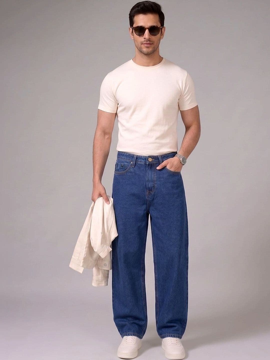 THUNDER JEANS Men Mid-Rise Jeans thumbnail 3