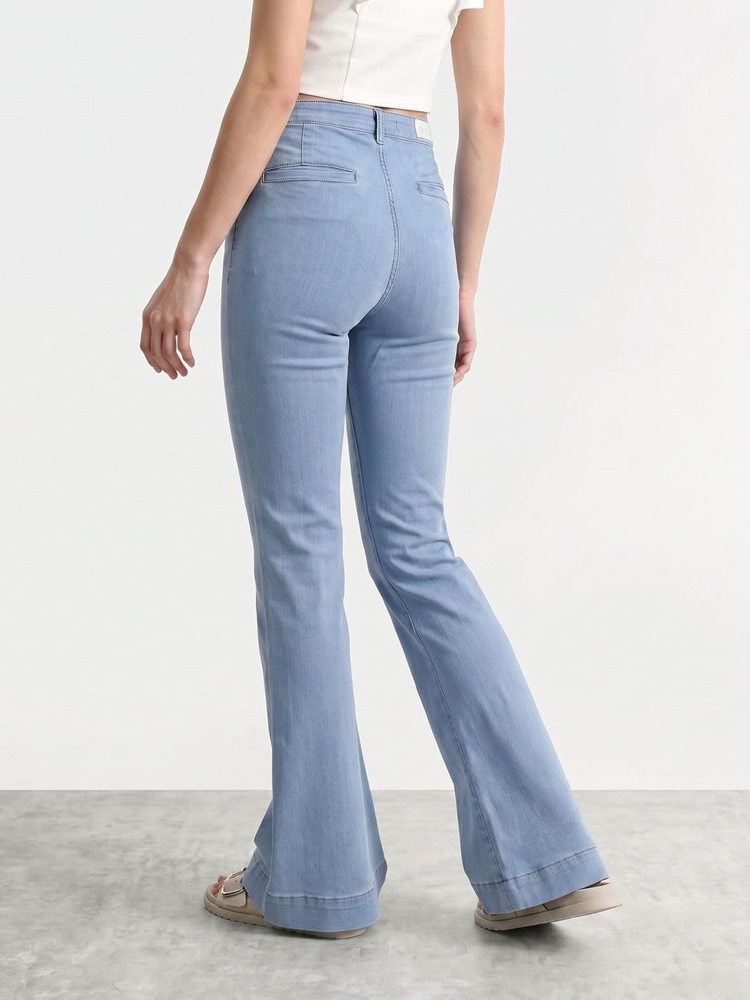 Mast & Harbour Women Slim Bootcut Fit High-Rise Jeans thumbnail 5