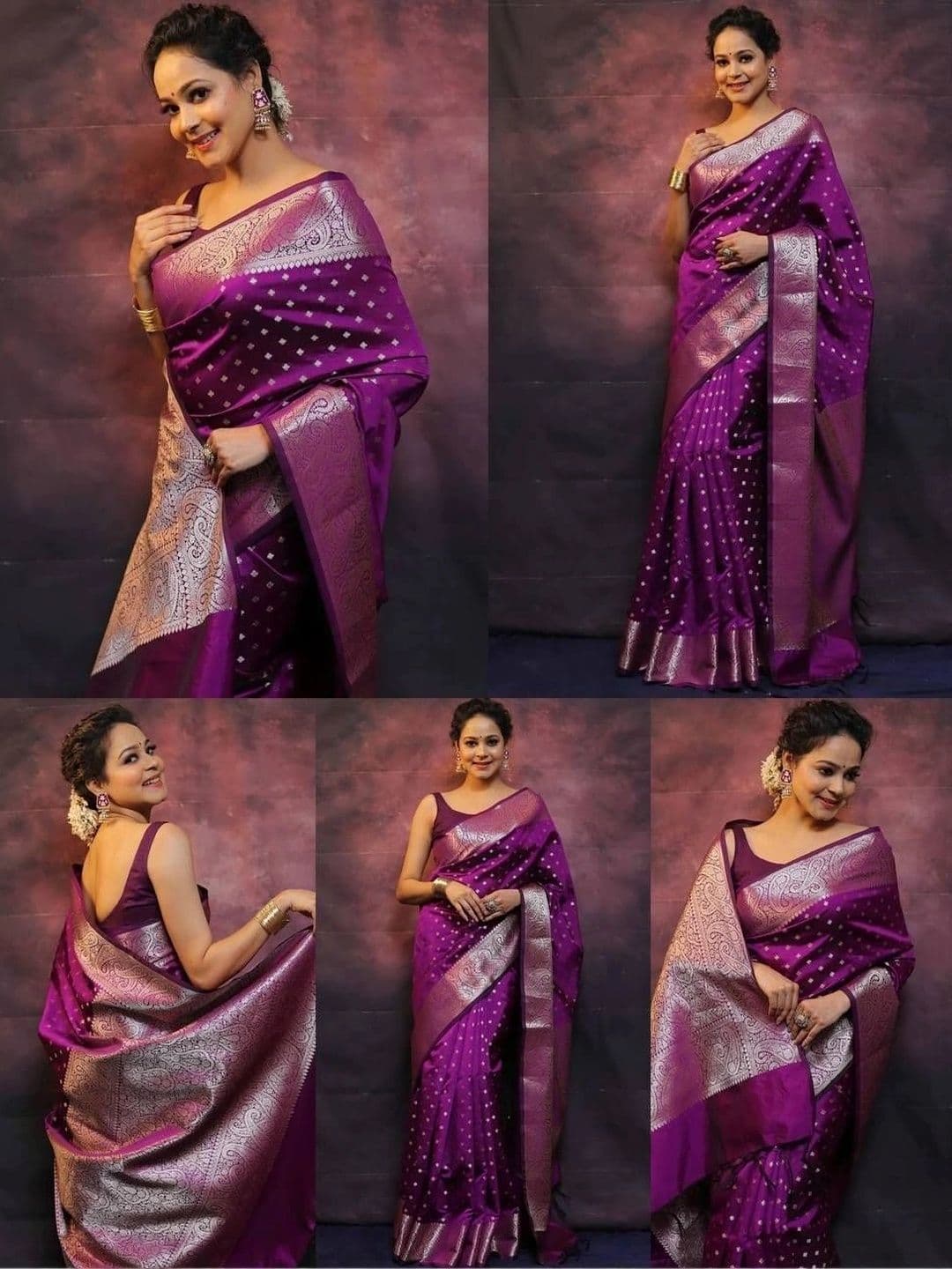 Bhagirath Fashion Ethnic Motifs Woven Design Zari Art Silk Banarasi Saree thumbnail 2