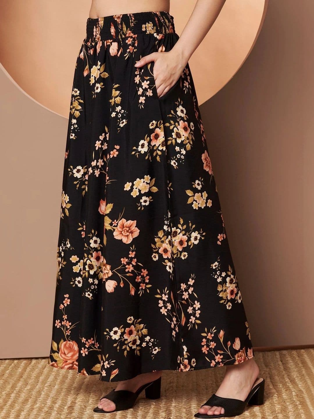 CORSICA Women Floral Printed Ethnic Palazzos thumbnail 5