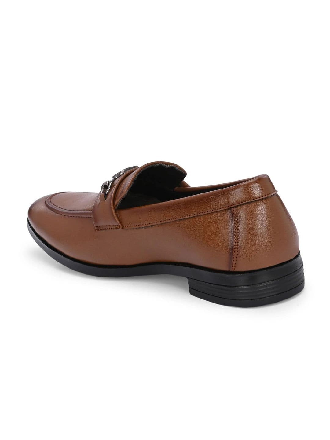 Azzaro Black Azzaro Men Synthetic Leather Round Toe Slip-On Formal Loafers thumbnail 2