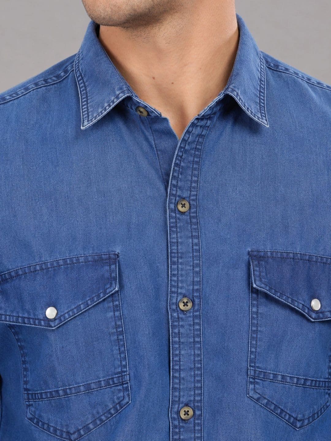 7TH LEGION Men Comfort Sheer Casual Shirt thumbnail 4