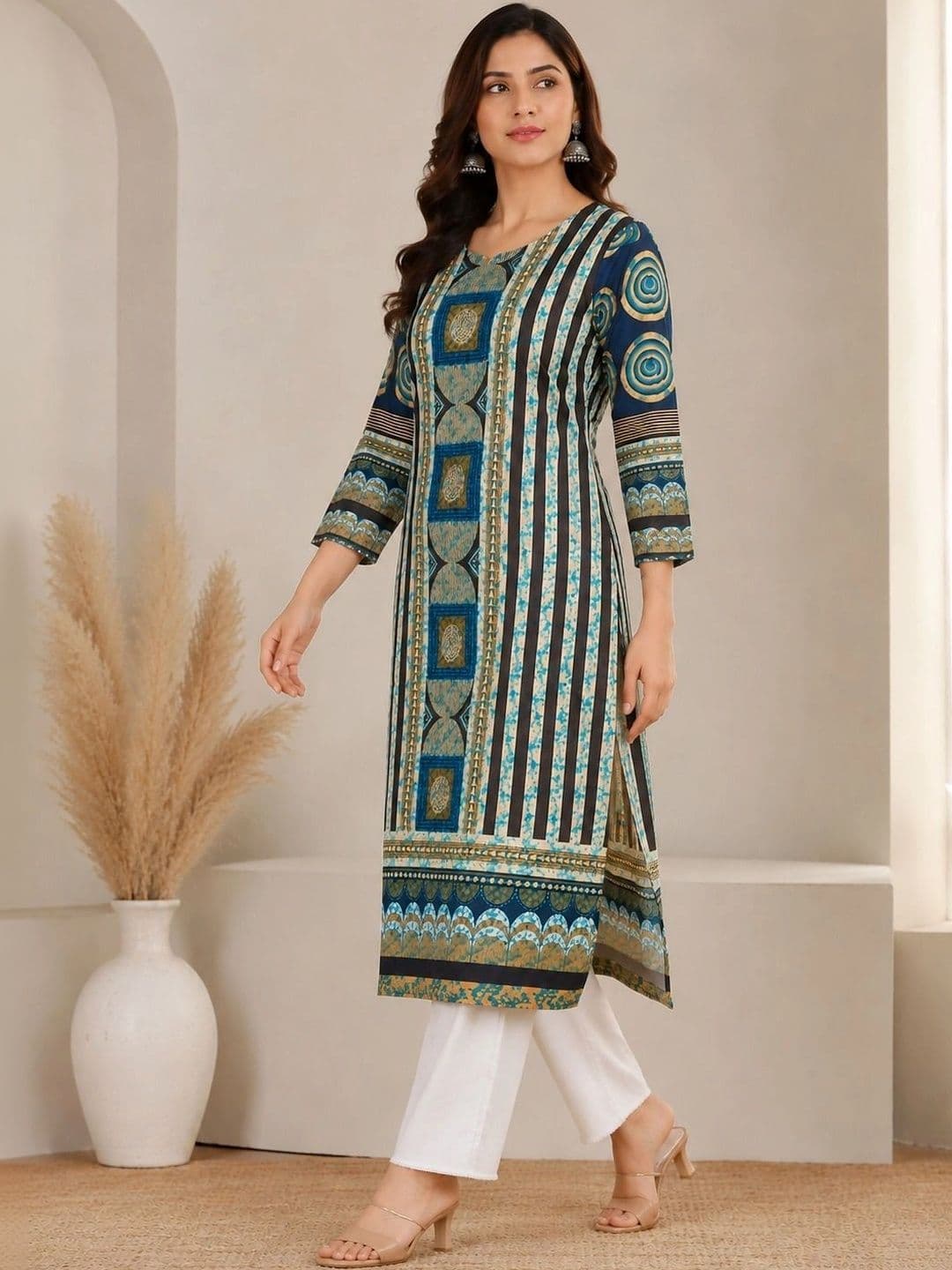 Anouk Women Ethnic Motifs Printed Kurta - view 1