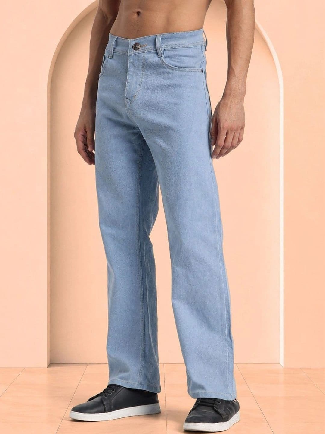 SYNZO Men Comfort Relaxed Fit Mid-Rise Jeans thumbnail 2